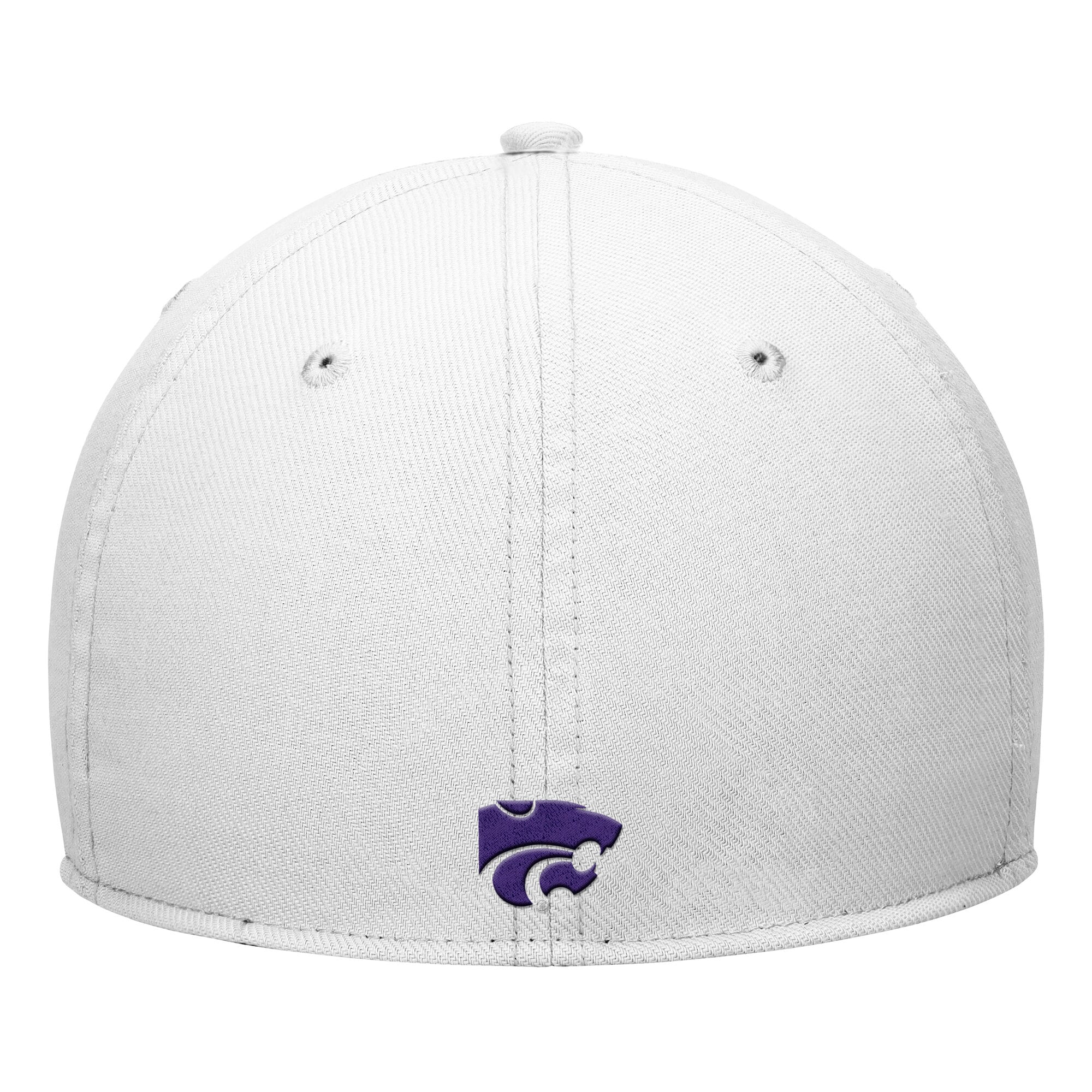 Casquette Nike blanche Kansas State Wildcats Primetime SwooshFlex Dri-FIT pour homme