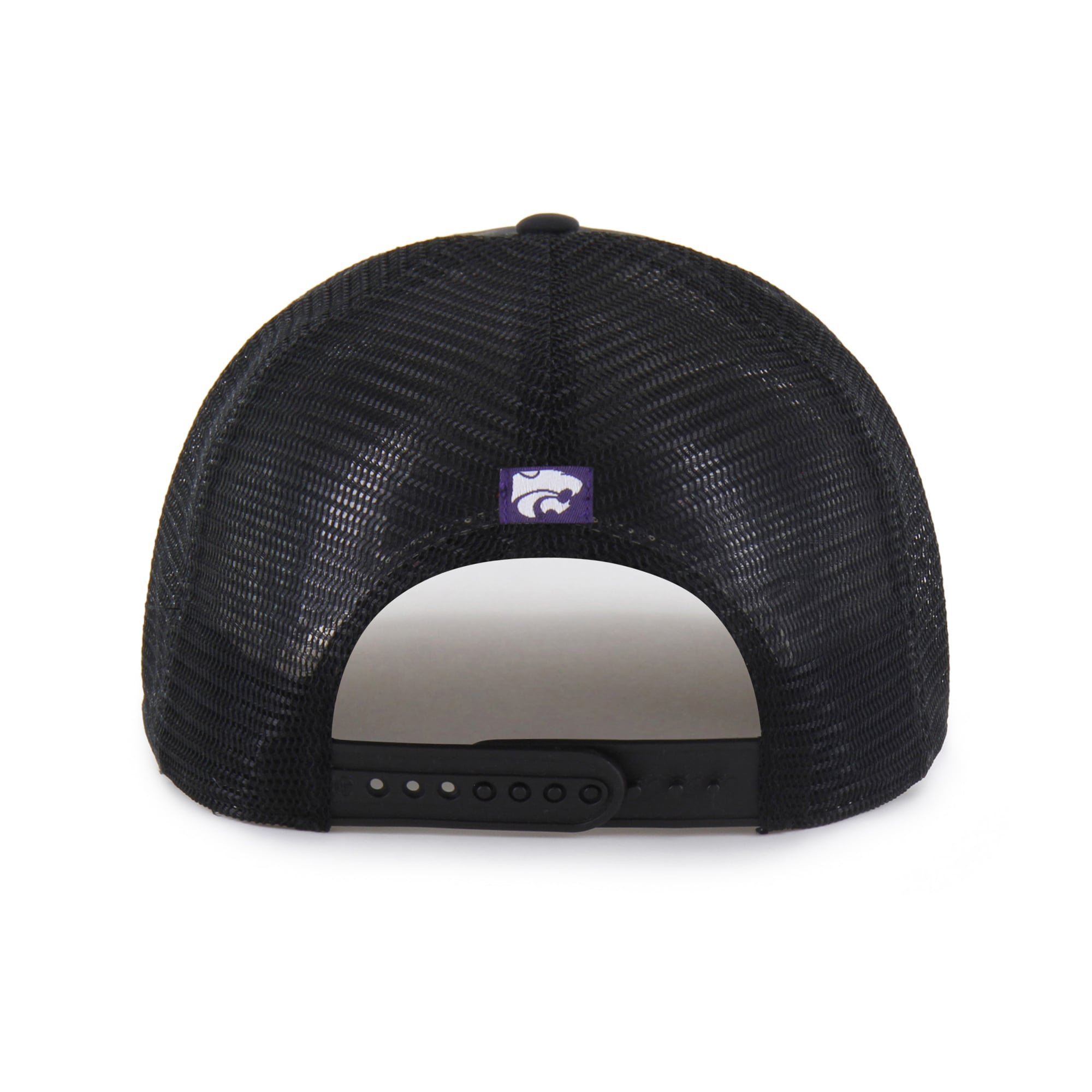 Casquette unisexe '47 Black Kansas State Wildcats brrr° Condor Mesh Hitch ajustable