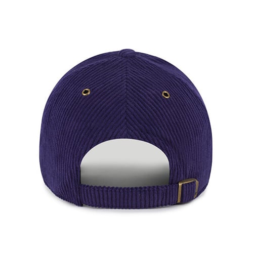 Casquette unisexe ajustable '47 Purple Kansas State Wildcats Accordia en velours côtelé MVP