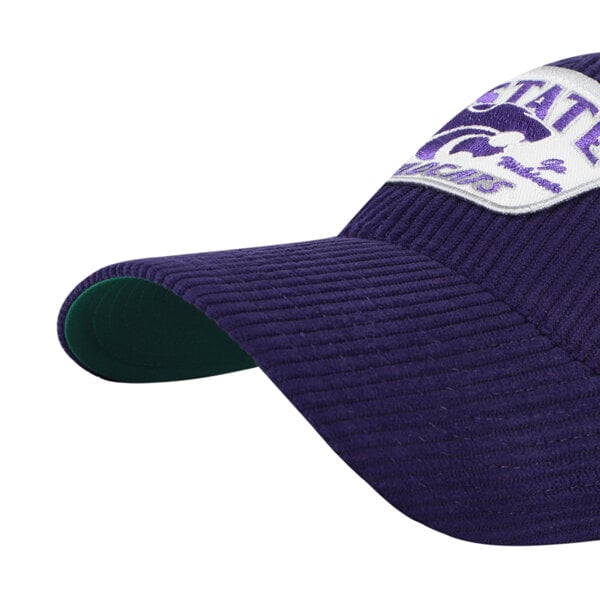 Casquette unisexe ajustable '47 Purple Kansas State Wildcats Accordia en velours côtelé MVP