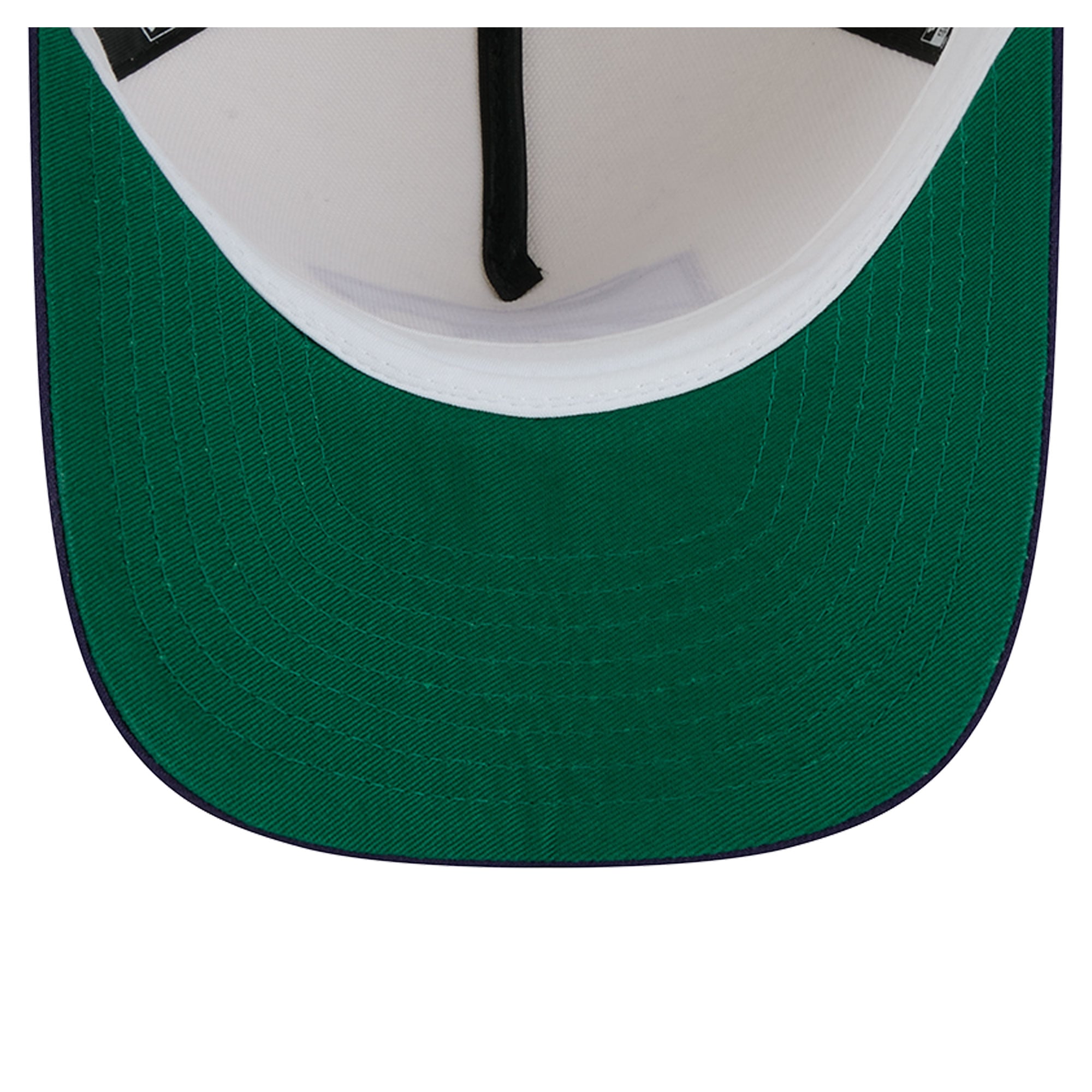 Unisex New Era White/Purple Kansas State Wildcats A-Frame 9FIFTY Snapback Hat