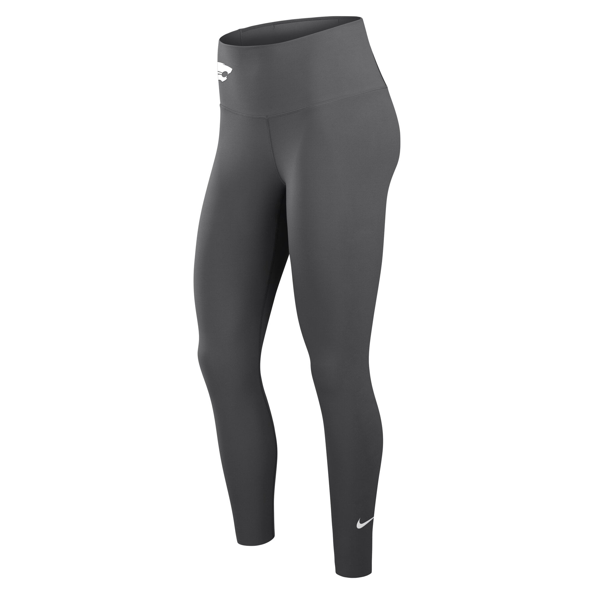 Women's Nike Gray Kansas State Wildcats One Dri-FIT High-Rise Leggings