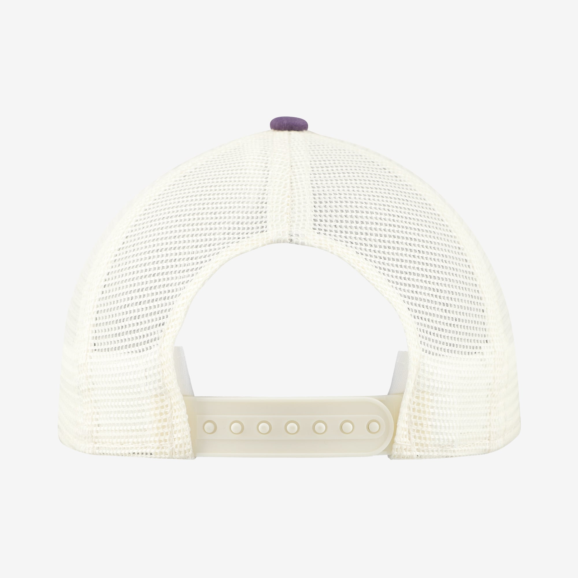 Casquette trucker rétro ajustable New Era 9FORTY Kansas State Wildcats violette pour jeunes, modèle A-Frame M-Crown, modèle Kansas State Wildcats, couleur violette.