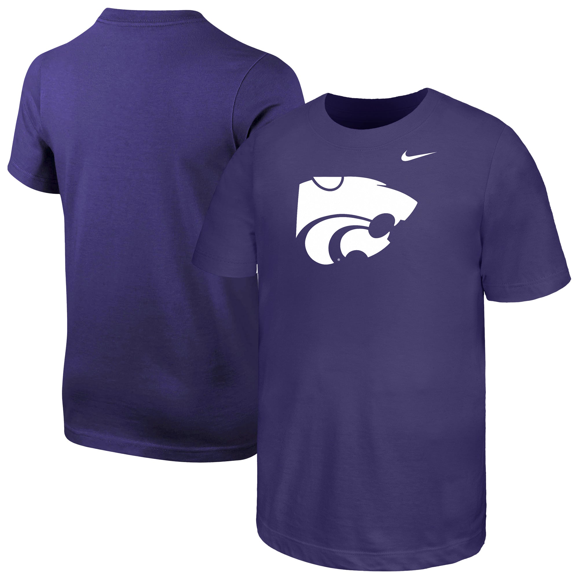T-shirt Nike violet pour jeunes avec logo des Kansas State Wildcats