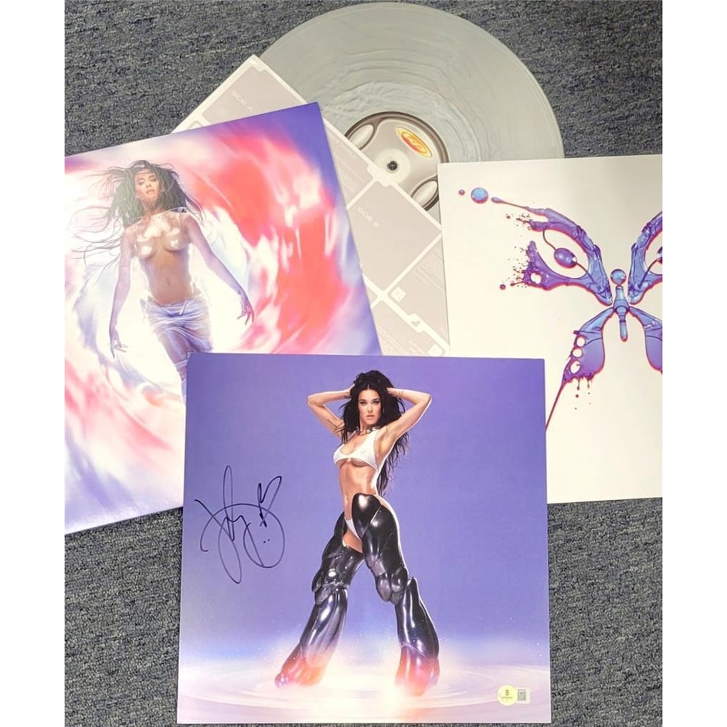 Katy Perry signed 12x12