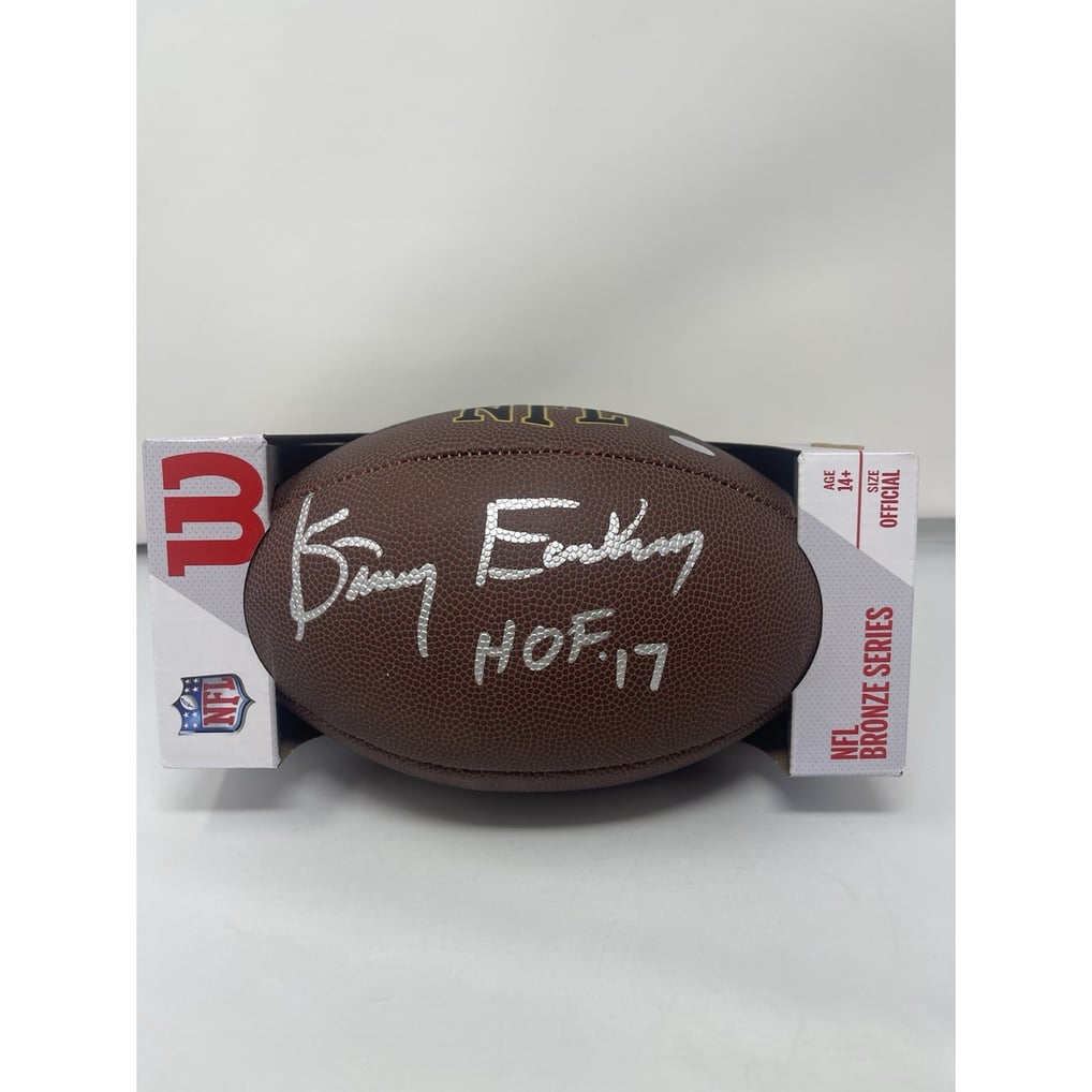 Kenny Easley Signed Inscribed Full Size Wilson Football Beckett COA