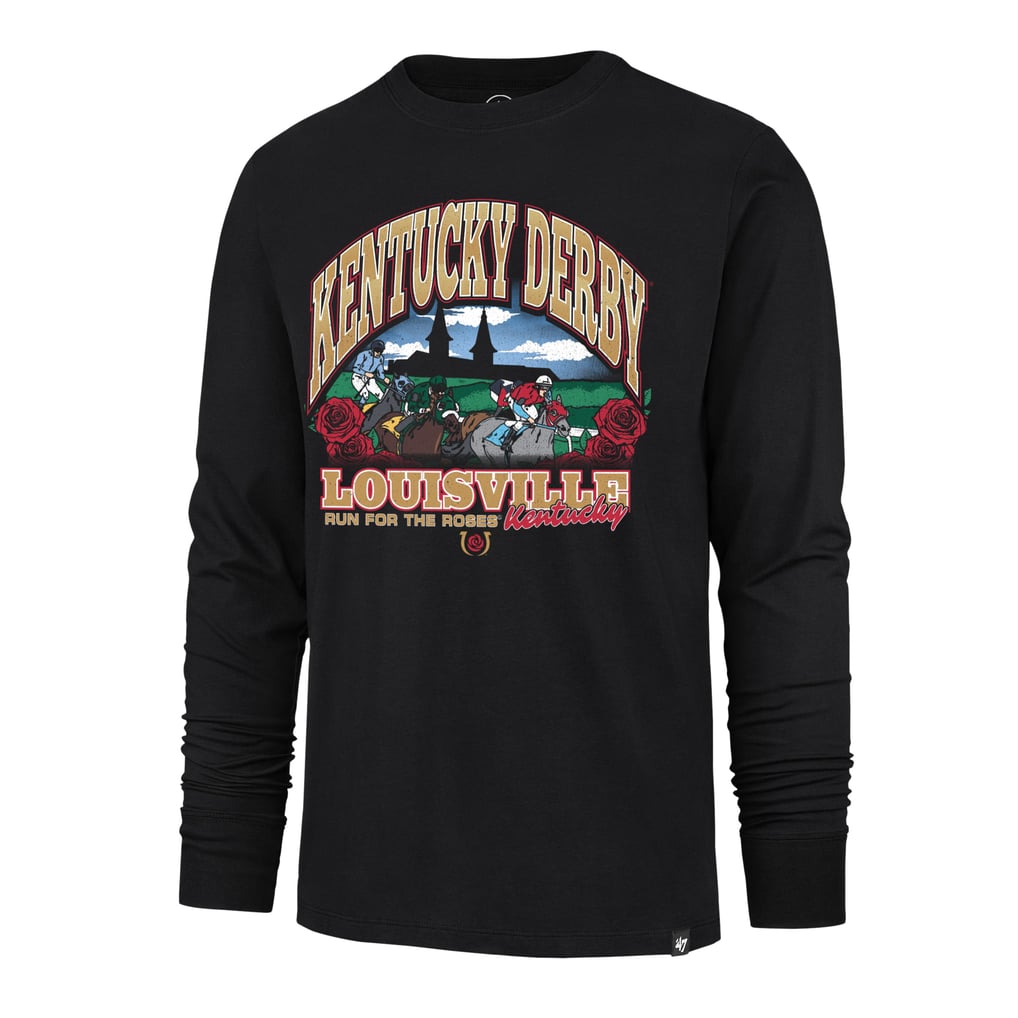 Kentucky Derby '47 Franklin Long Sleeve T-Shirt – Black