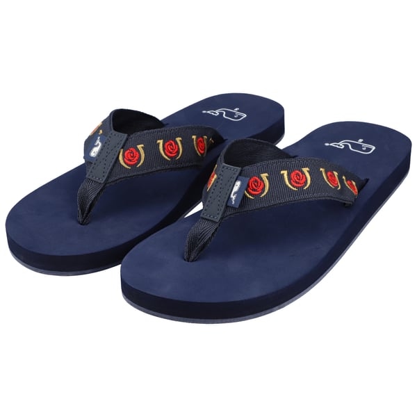 Vineyard Vines Kentucky Derby Rose Flip Flops display picture 2