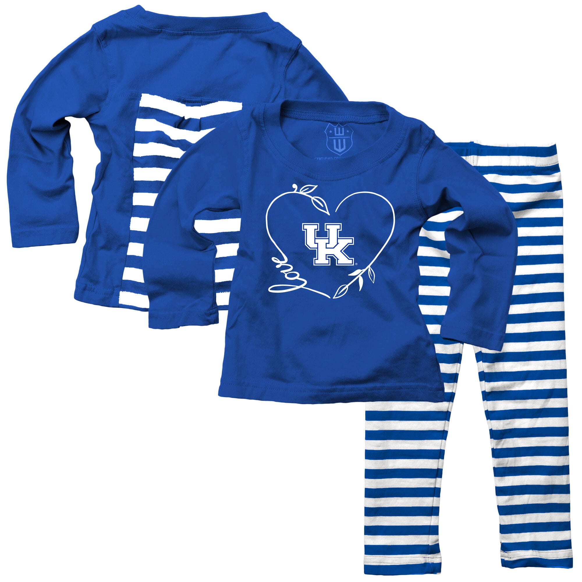 Ensemble haut à manches longues et pantalon pour bébé fille Wes & Willy Royal Kentucky Wildcats