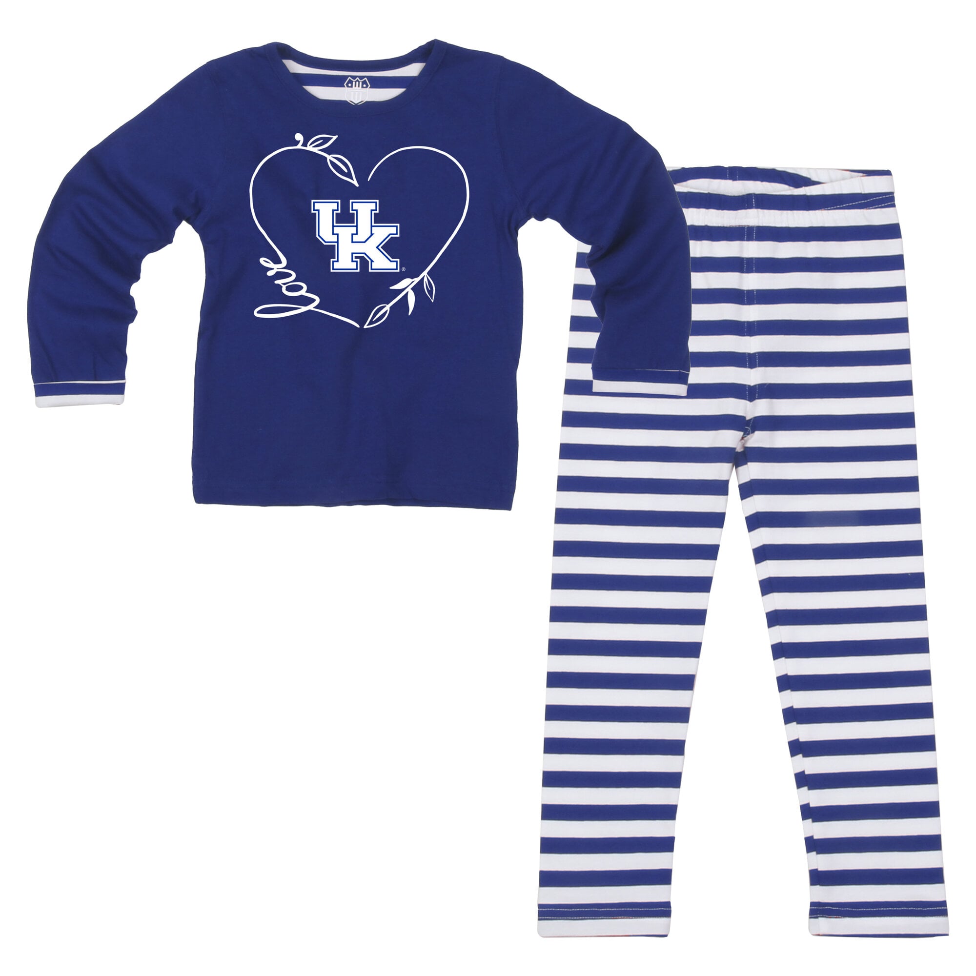 Ensemble 2 pièces pour petites filles Wes & Willy Royal Kentucky Wildcats : haut à manches longues et pantalon
