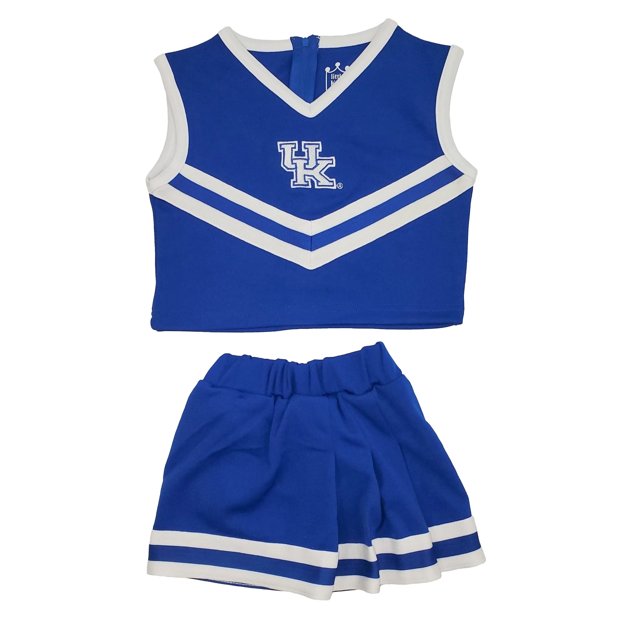 Girls Youth Little King  Royal Kentucky Wildcats Two-Piece Cheer Set