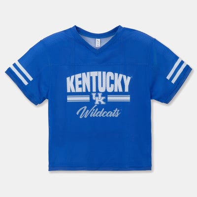Kentucky Wildcats ZooZatz Girls Youth Mesh Jersey T-Shirt - Royal