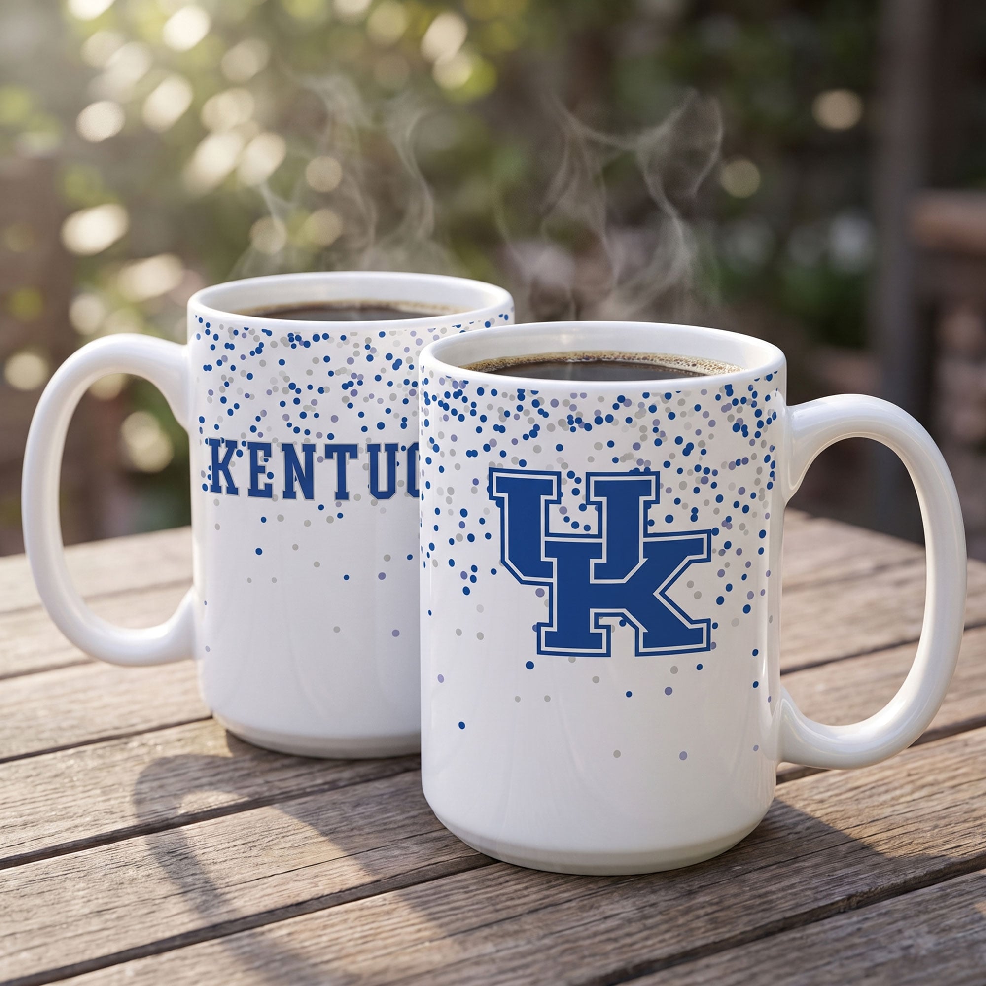 Mug à confettis Indigo Falls Kentucky Wildcats - Lot de 2