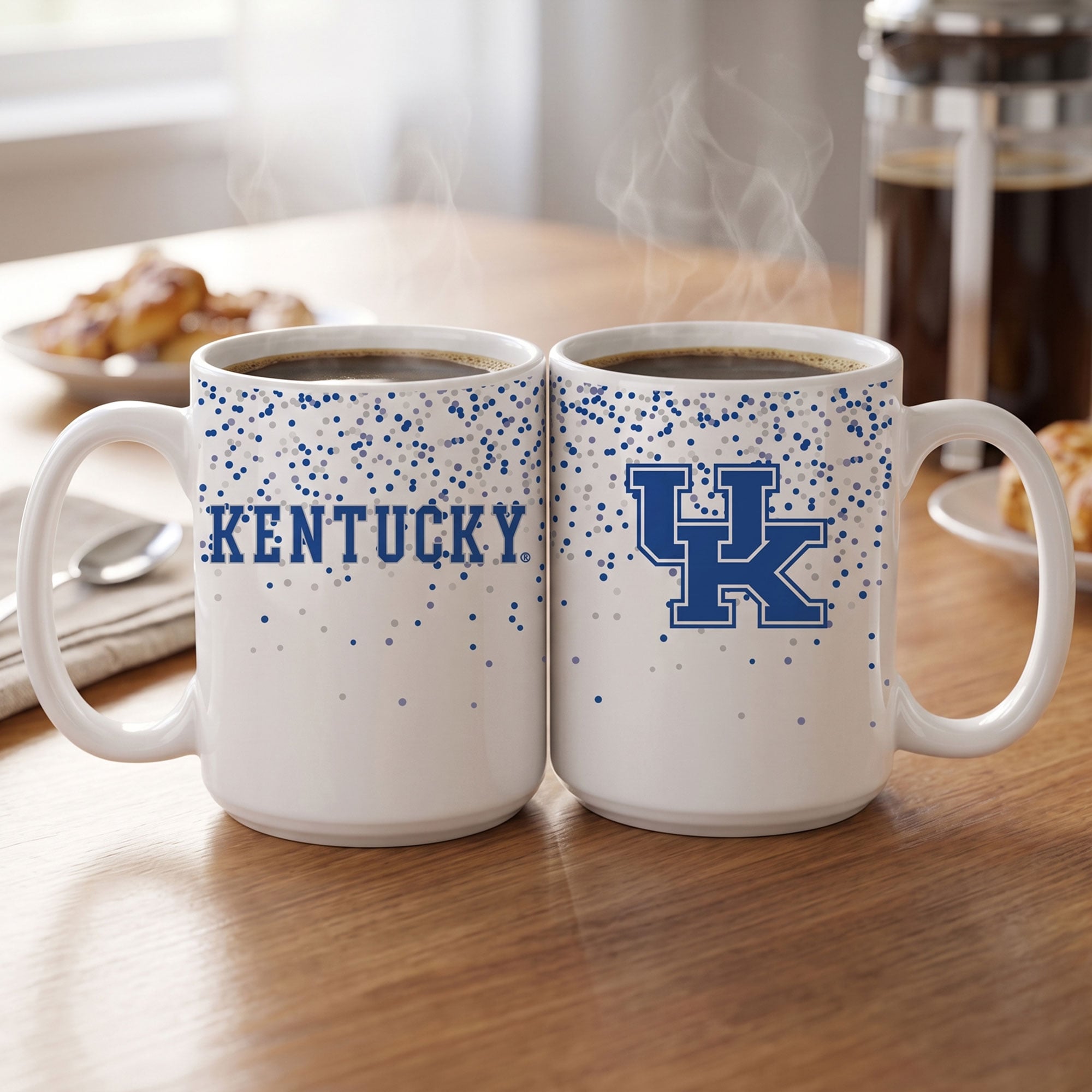 Mug à confettis Indigo Falls Kentucky Wildcats - Lot de 2