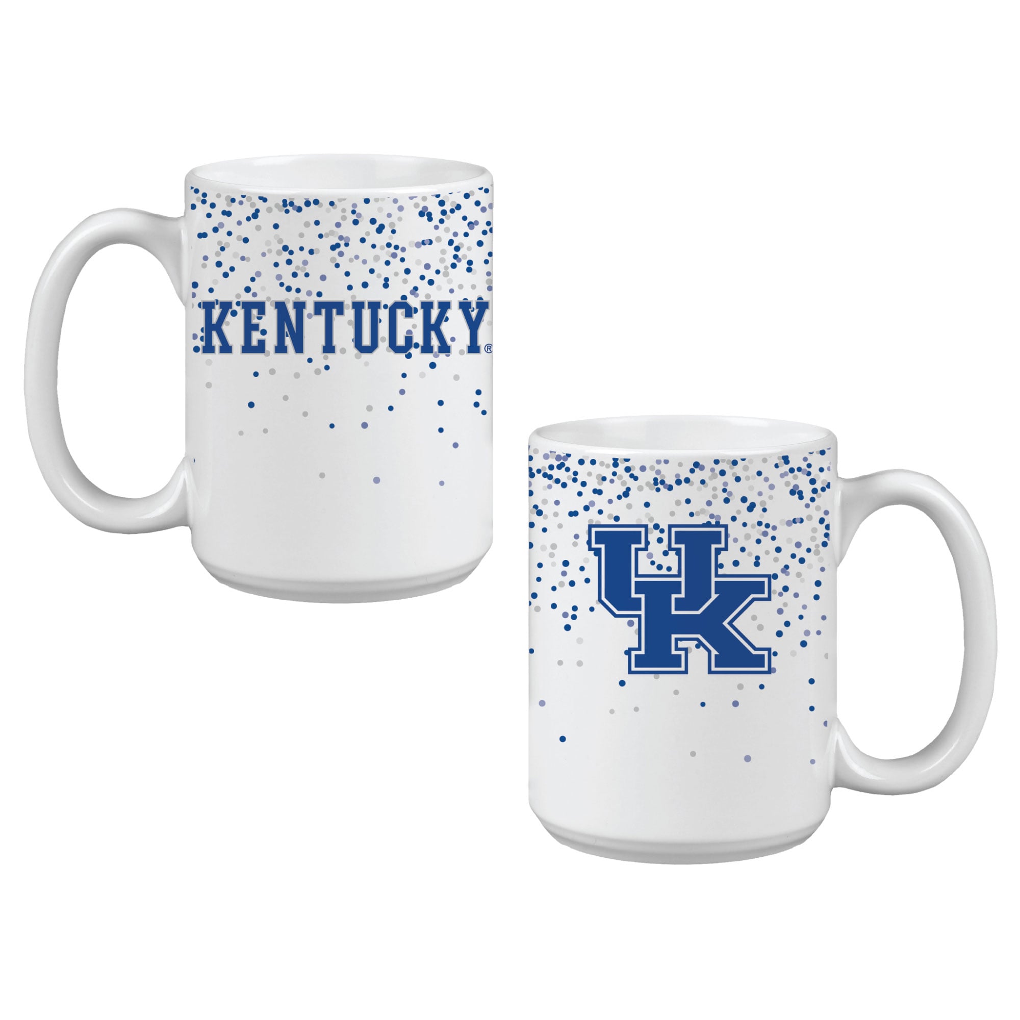 Mug à confettis Indigo Falls Kentucky Wildcats - Lot de 2