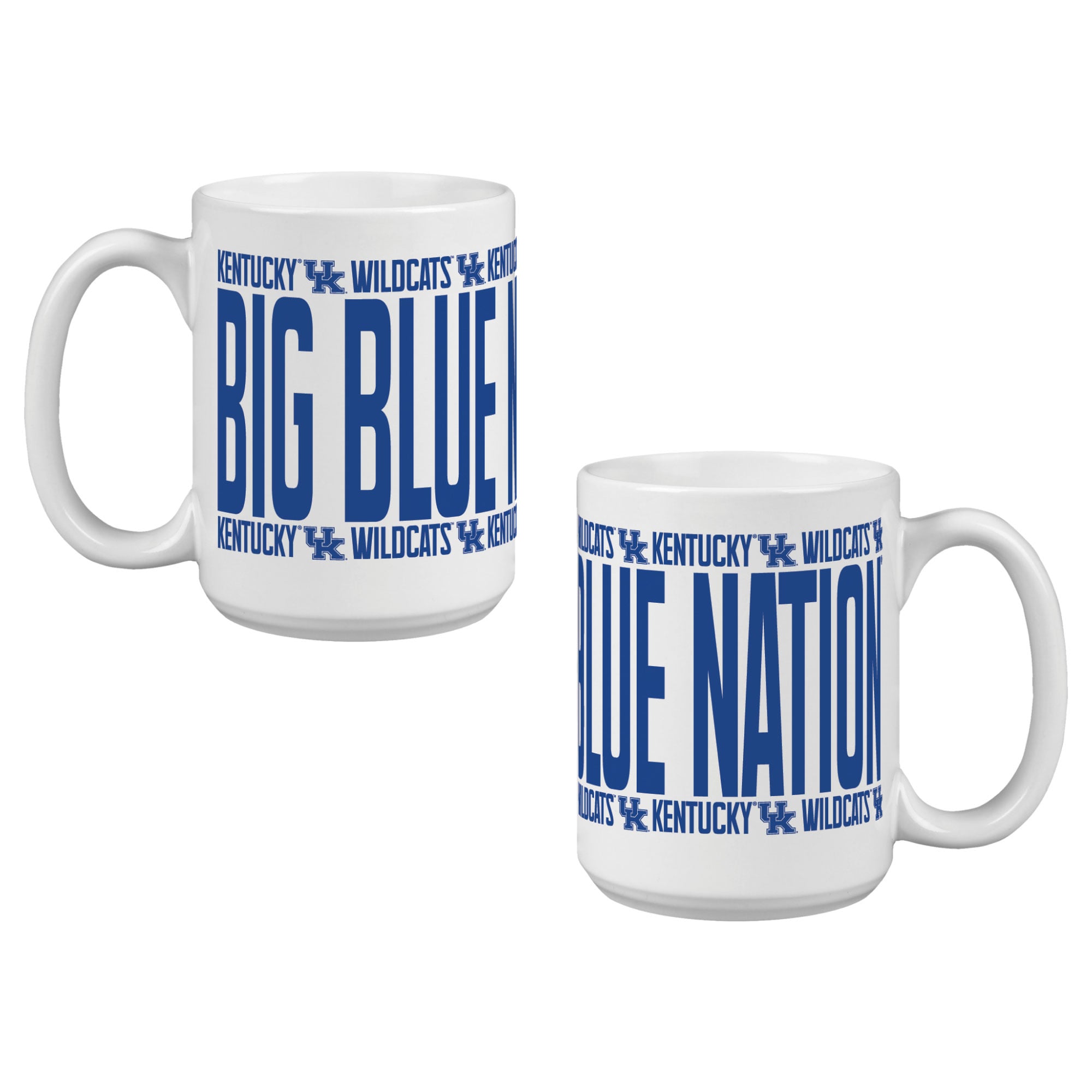 Mug surélevé Indigo Falls Kentucky Wildcats - Lot de 2