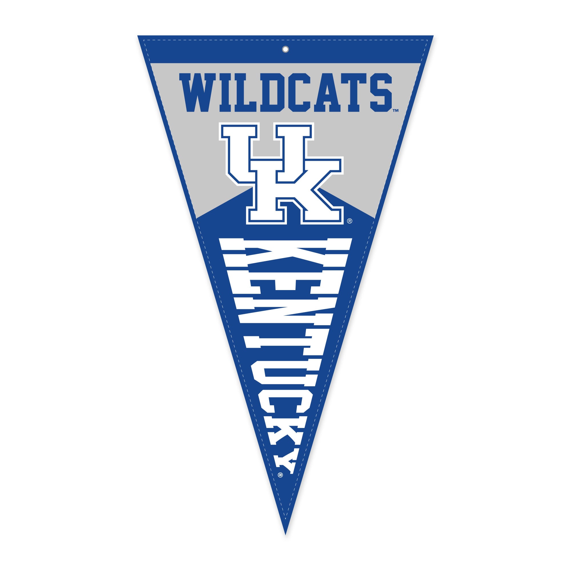 Jardine Kentucky Wildcats 16" x 27" Pennant Shape Golf Towel with Magnetic Clip