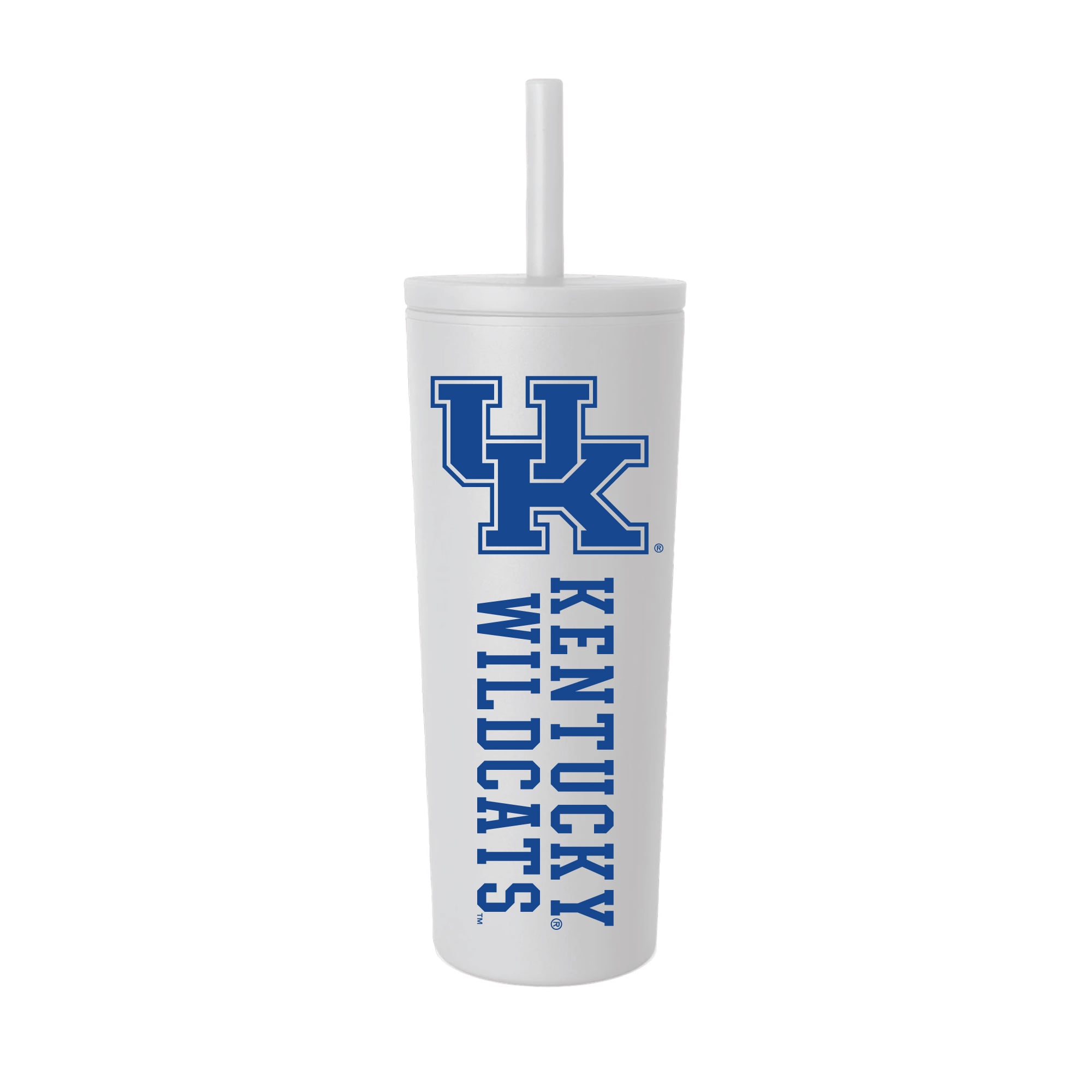 Kentucky Wildcats 24oz. No Spill Straw Tumbler