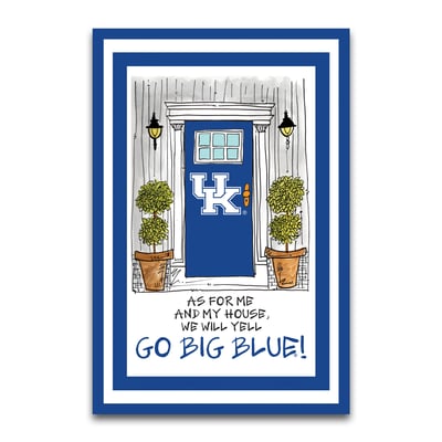 Kentucky Wildcats As For Me 12" x 18" Garden Flag