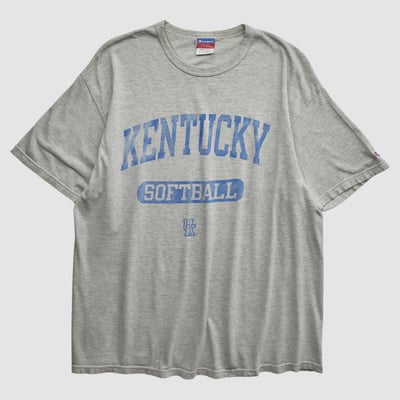 Kentucky Wildcats Champion 2000s T-shirt - Heather Gray - XL by Fanatics Real Vintage