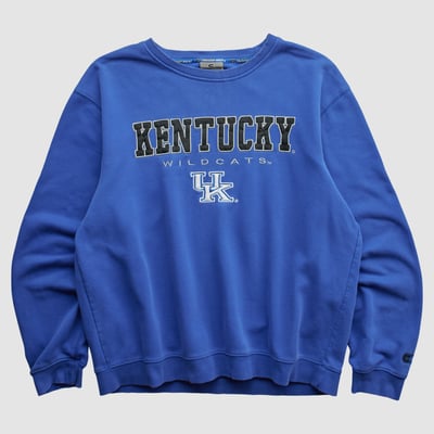 Kentucky Wildcats Colosseum 2010s Pullover Sweatshirt - Blue - L by Fanatics Real Vintage