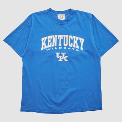 Kentucky Wildcats Dodger 2000s T-shirt - Blue - S by Fanatics Real Vintage