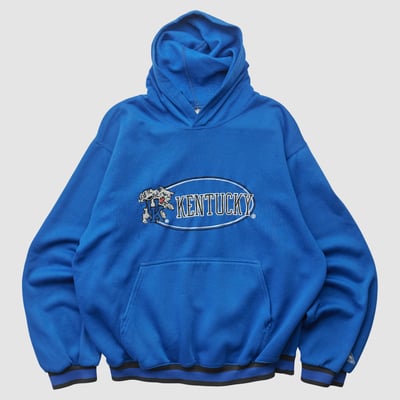 Kentucky Wildcats Genuine Stuff 2000s Hooded Pullover Sweatshirt - Blue - M by Fanatics Real Vintage
