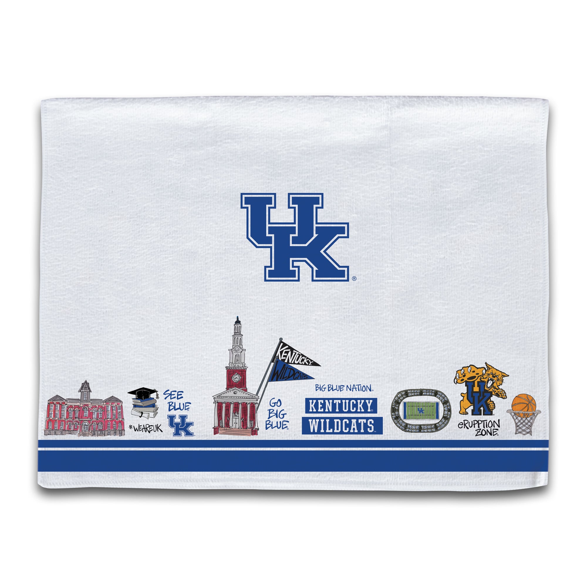 Torchon de cuisine à l'effigie des Kentucky Wildcats