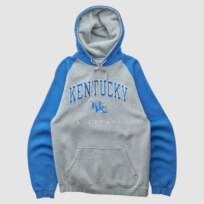 Kentucky Wildcats Pro Player 2000s Hooded Pullover Sweatshirt - Heather Gray - XS by Fanatics Real Vintage