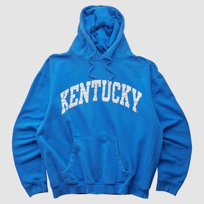 Kentucky Wildcats Red Oak Sportswear 2000s Hooded Pullover Sweatshirt - Blue - S by Fanatics Real Vintage