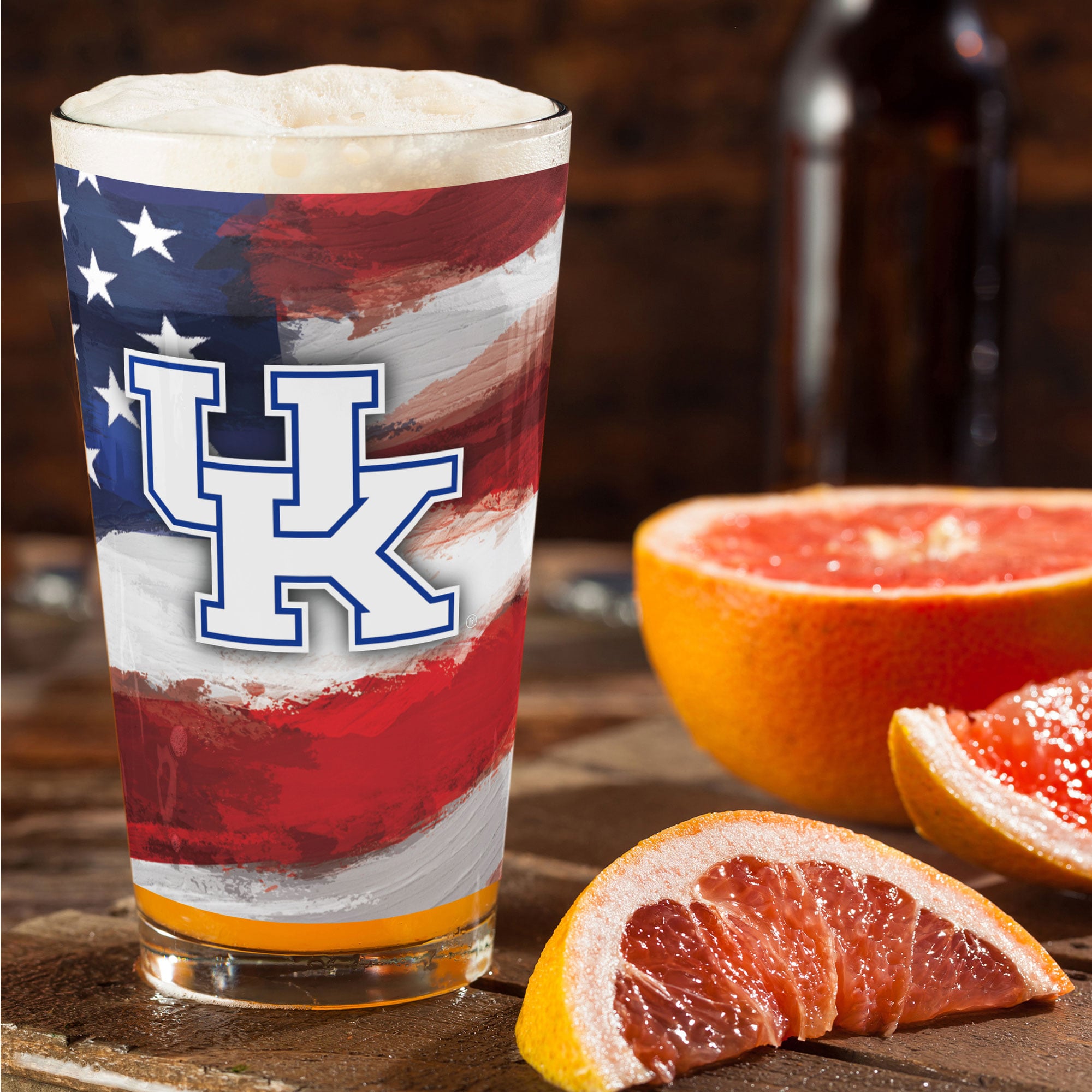 Kentucky Wildcats Two-Pack 16oz. Americana Pint Glass Set