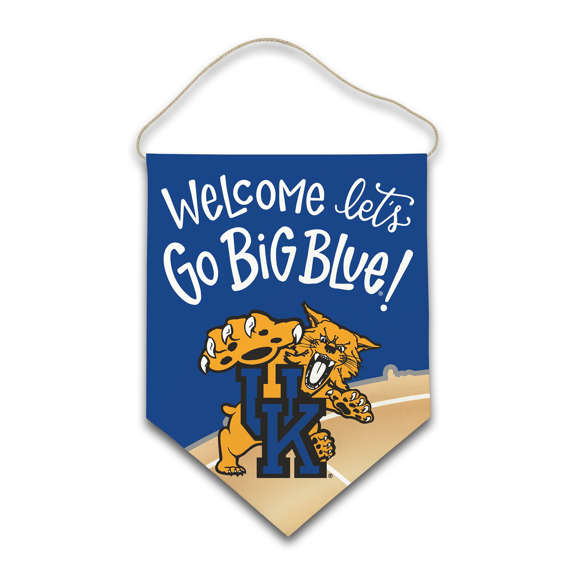 Toile de bienvenue des Kentucky Wildcats