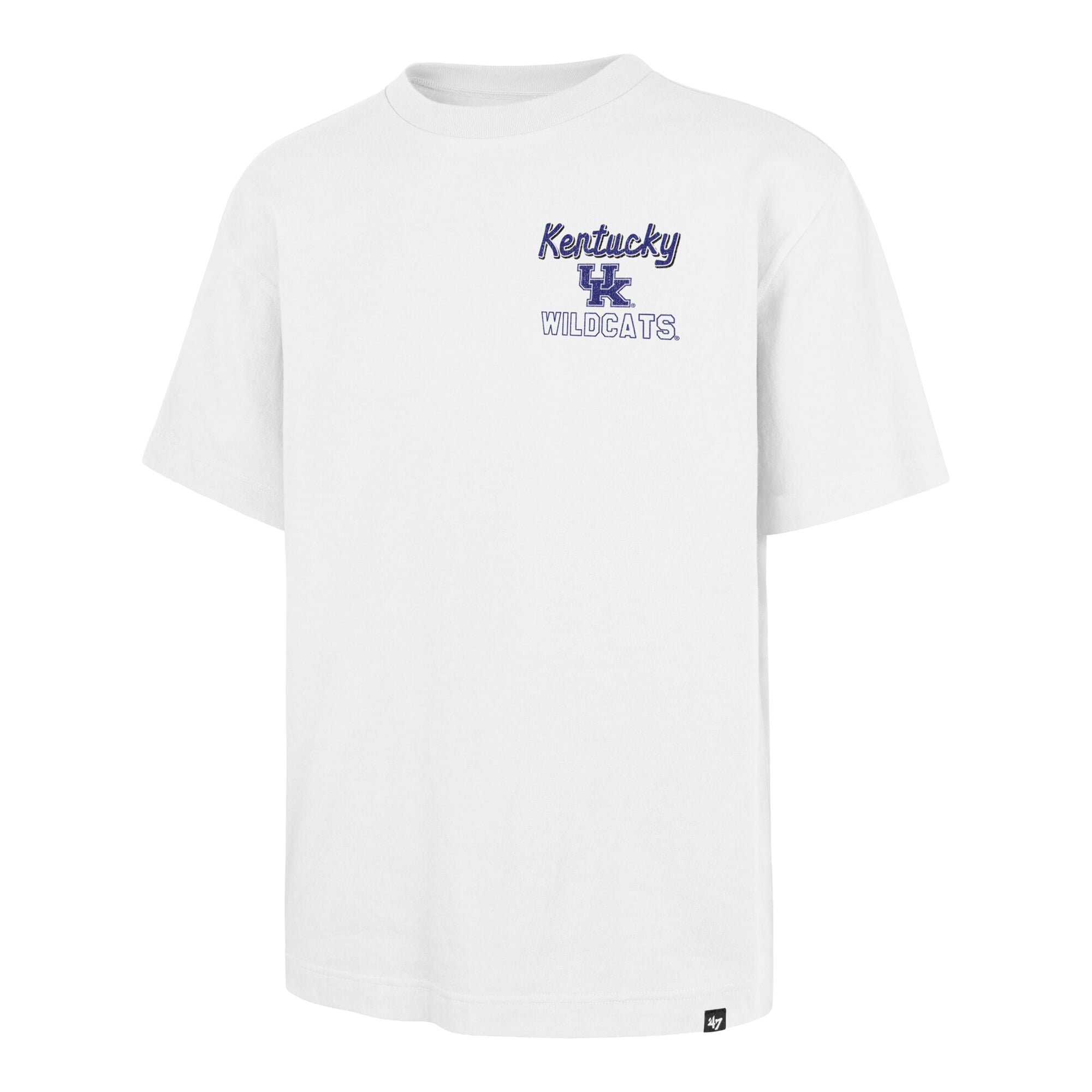 Men's '47 White Kentucky Wildcats #1 Mascot Foundation T-Shirt