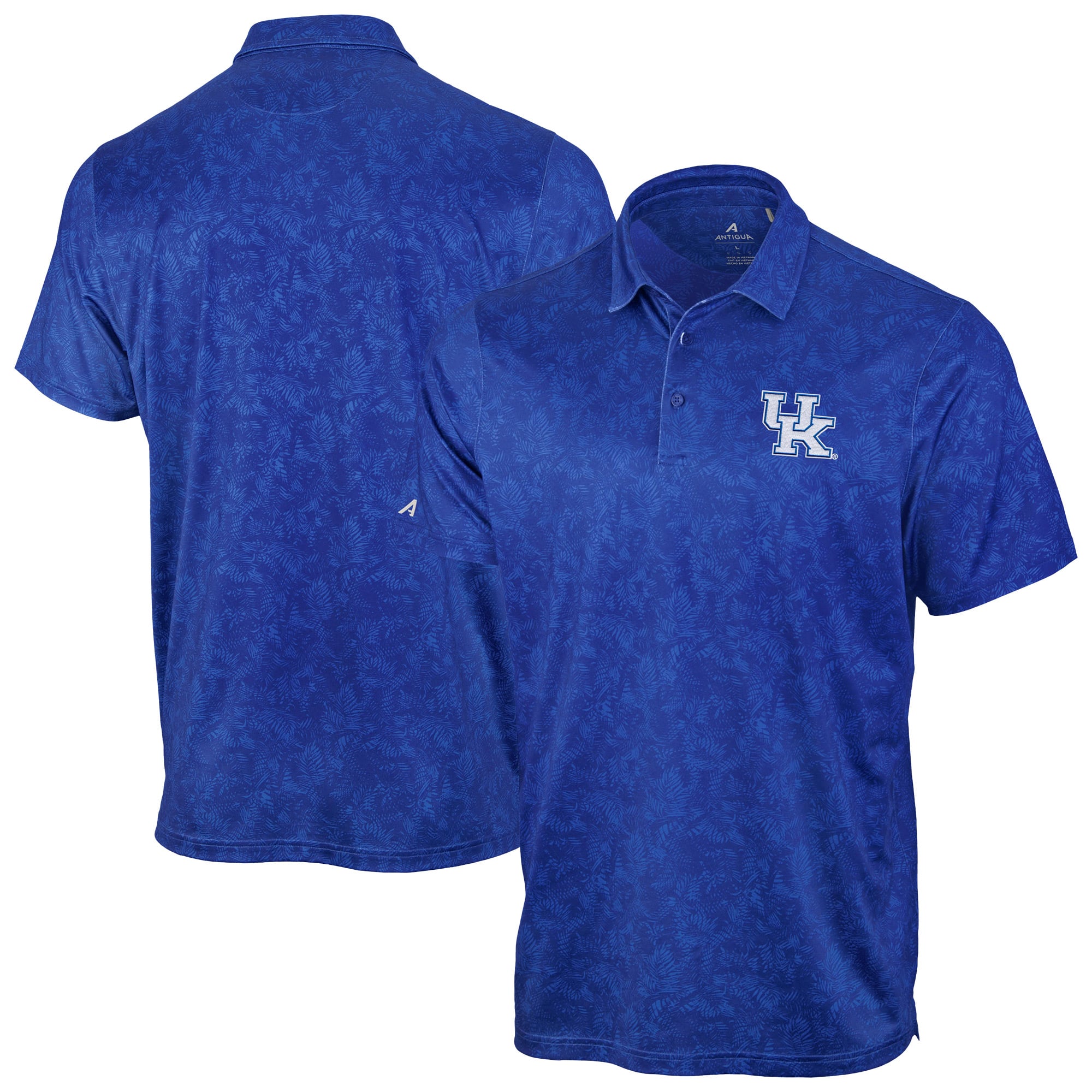 Polo Antigua Royal Kentucky Wildcats Lush pour homme