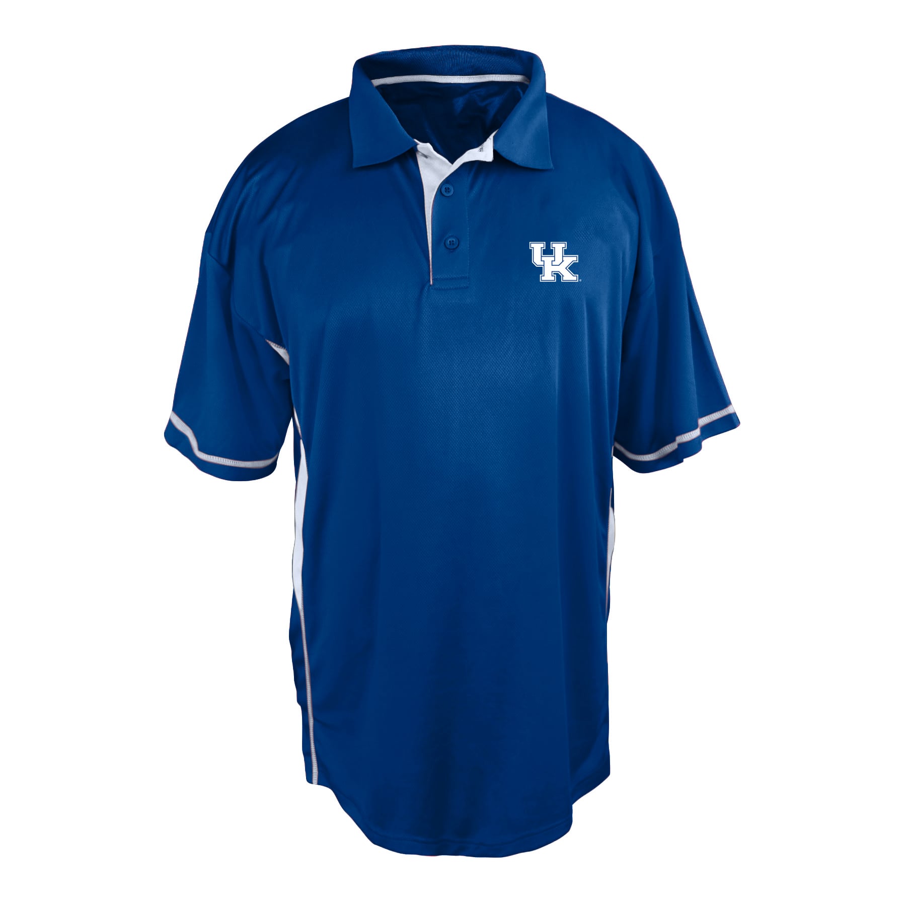 Men's Big and Tall Profile Royal Kentucky Wildcats Color Block Panel Polo