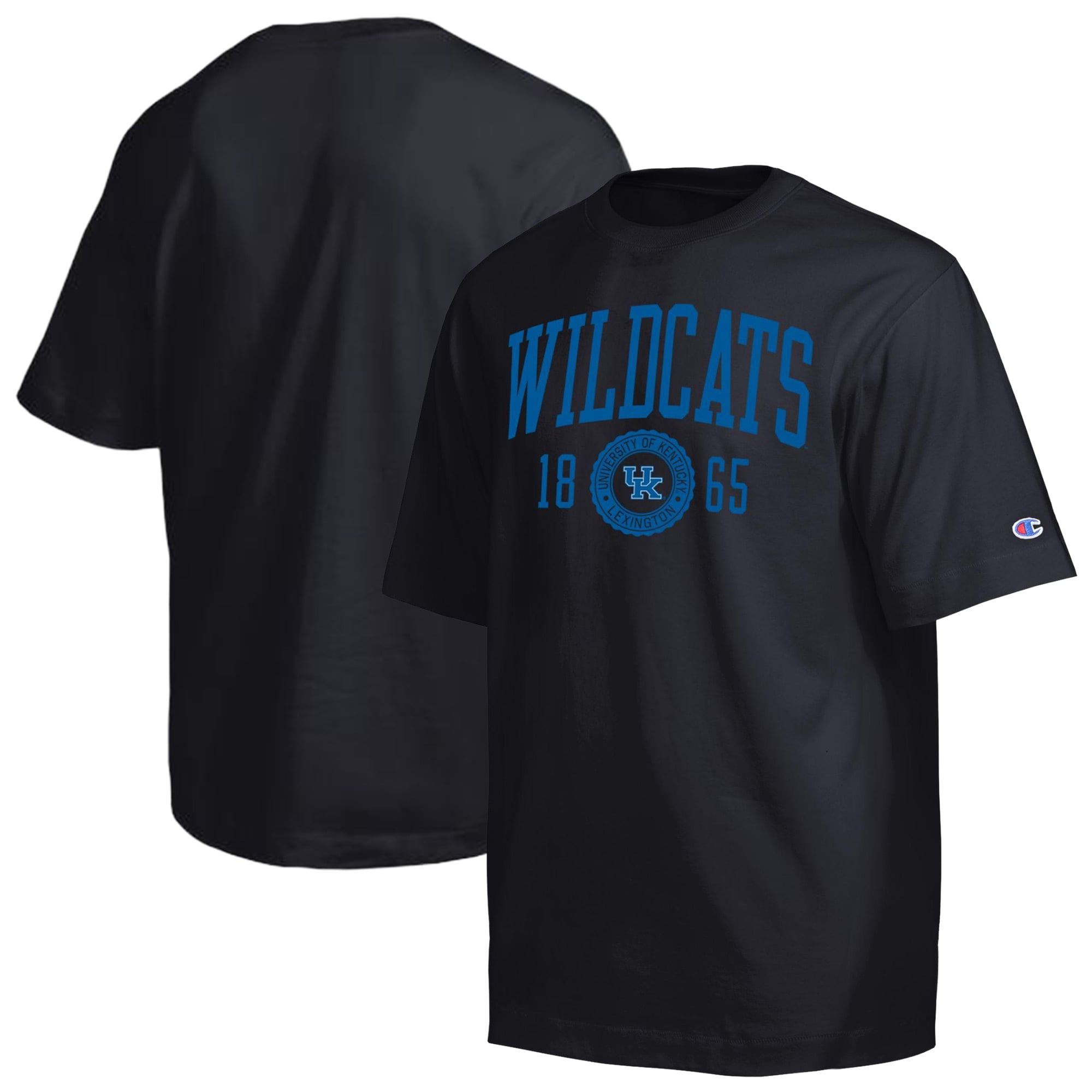T-shirt poids lourd Champion Black Kentucky Wildcats pour hommes