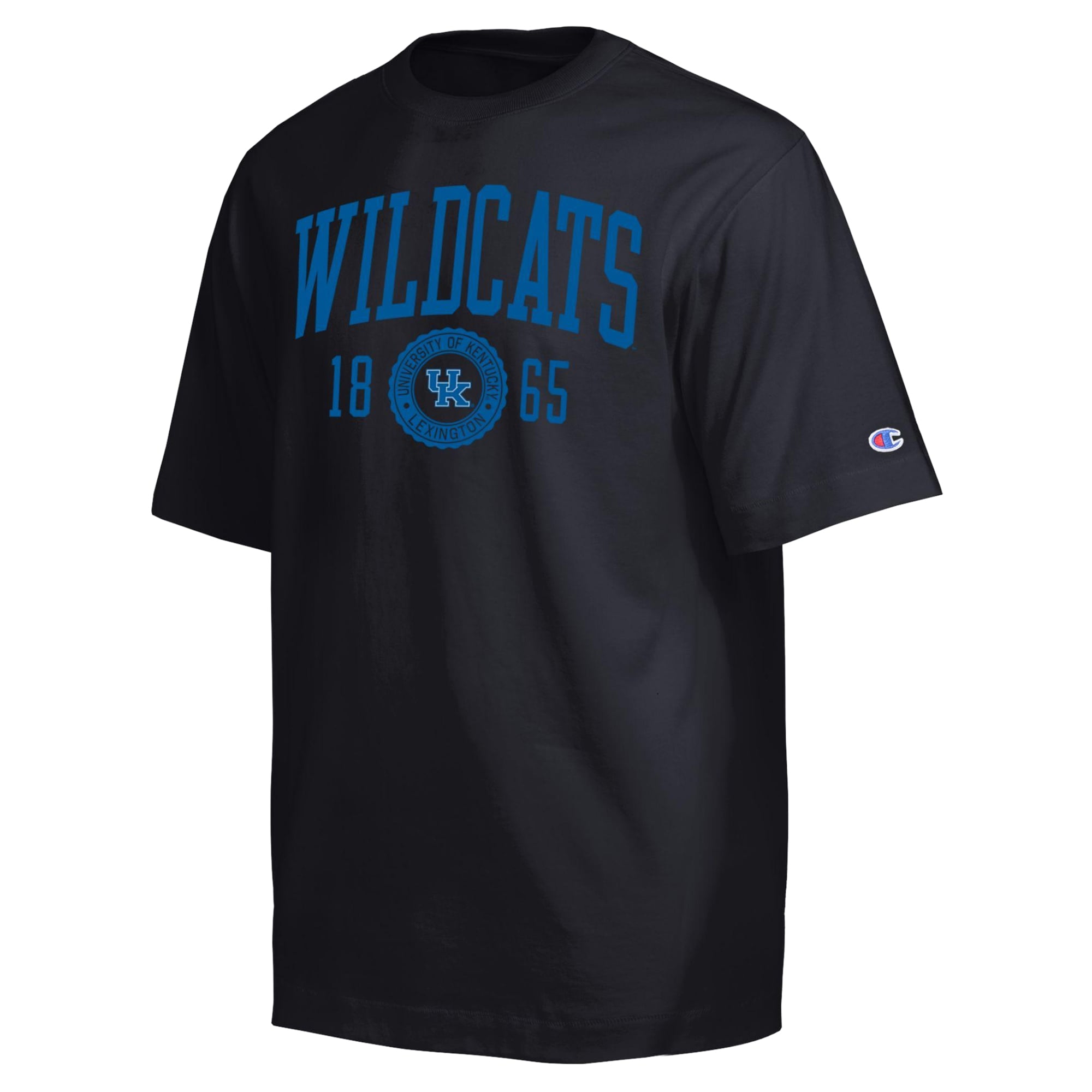T-shirt poids lourd Champion Black Kentucky Wildcats pour hommes