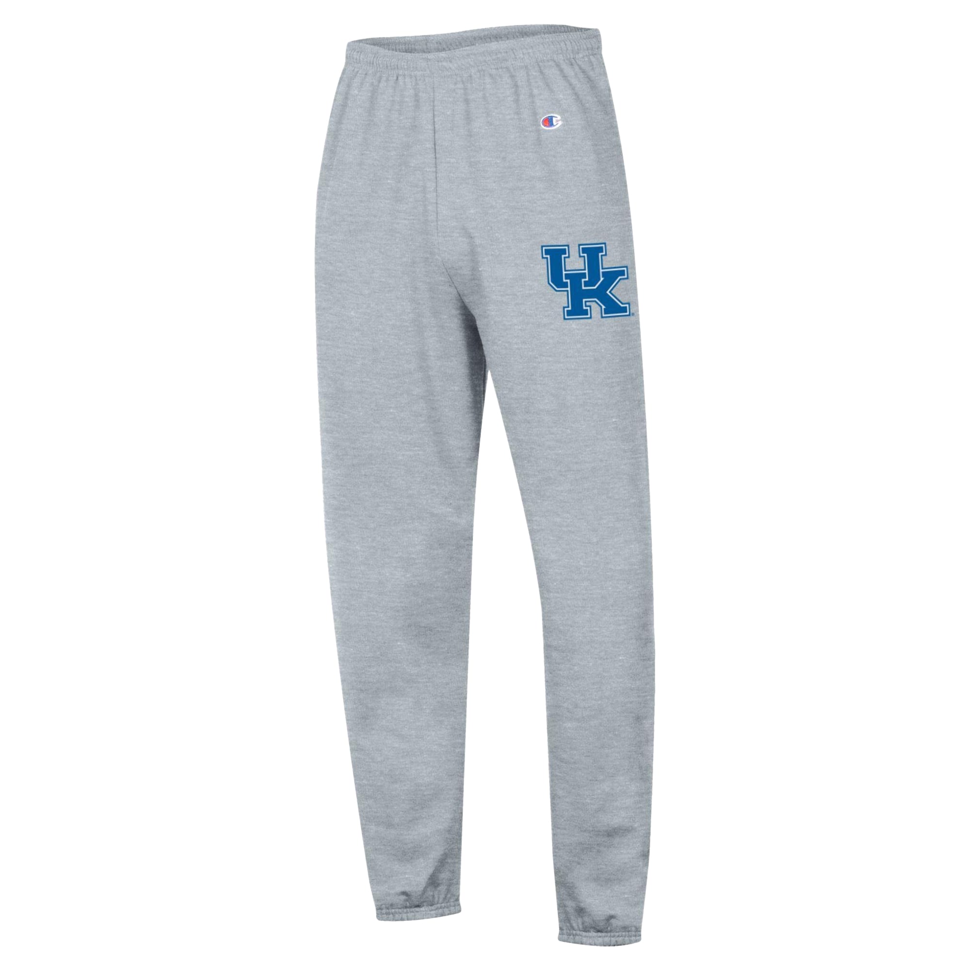 Men's Champion Heather Gray Kentucky Wildcats Powerblend Banded Fleece Sweatpants