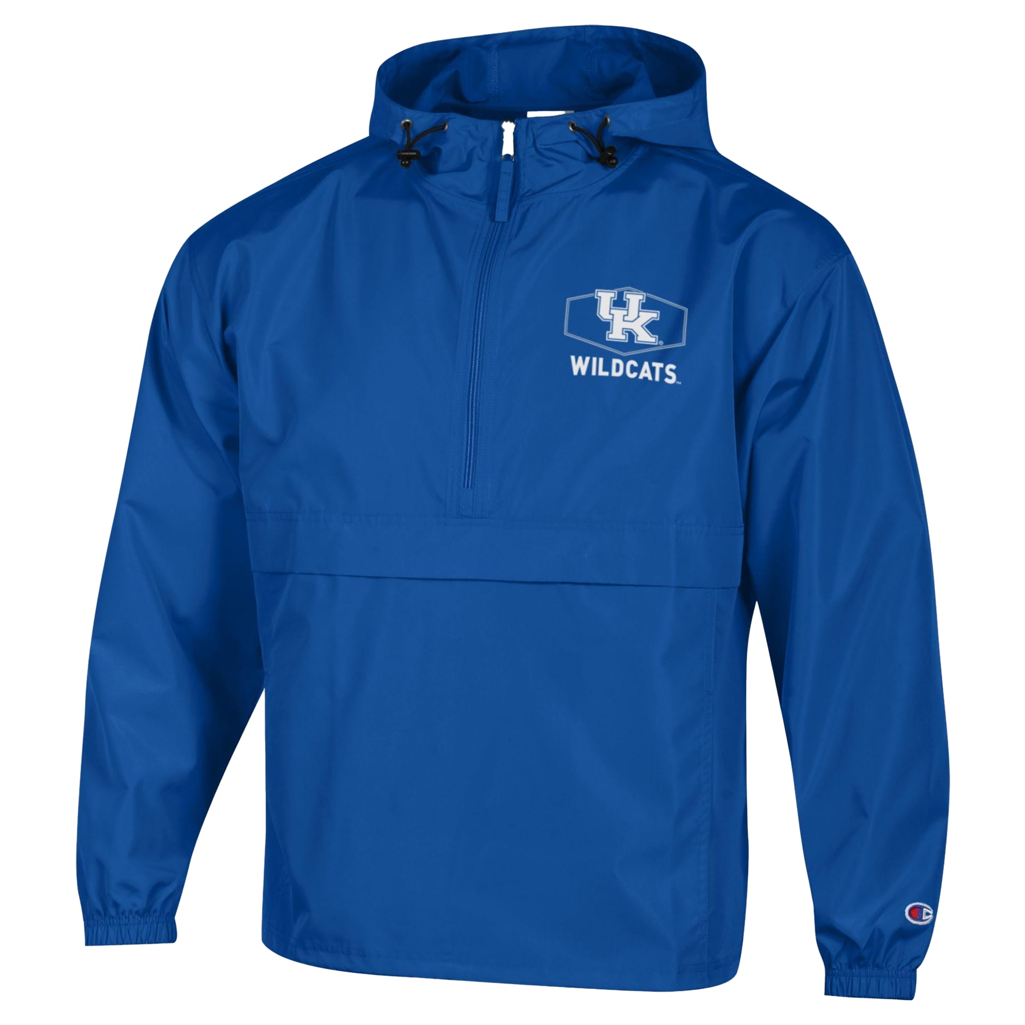 Veste à demi-zip compressible Champion Royal Kentucky Wildcats pour homme