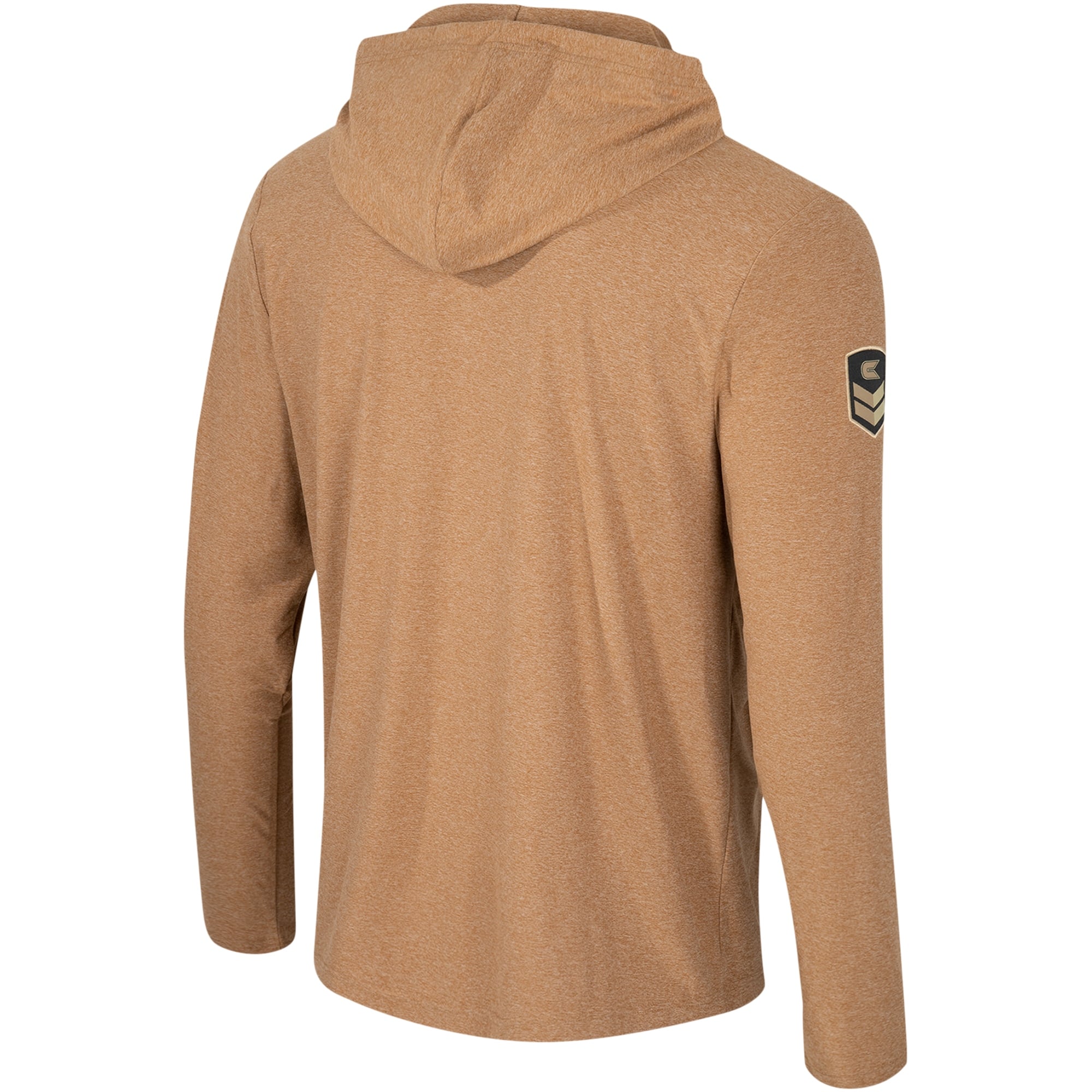 Men's Colosseum Khaki Kentucky Wildcats OHT Military Appreciation Cloud Jersey Desert Quarter-Zip Pullover