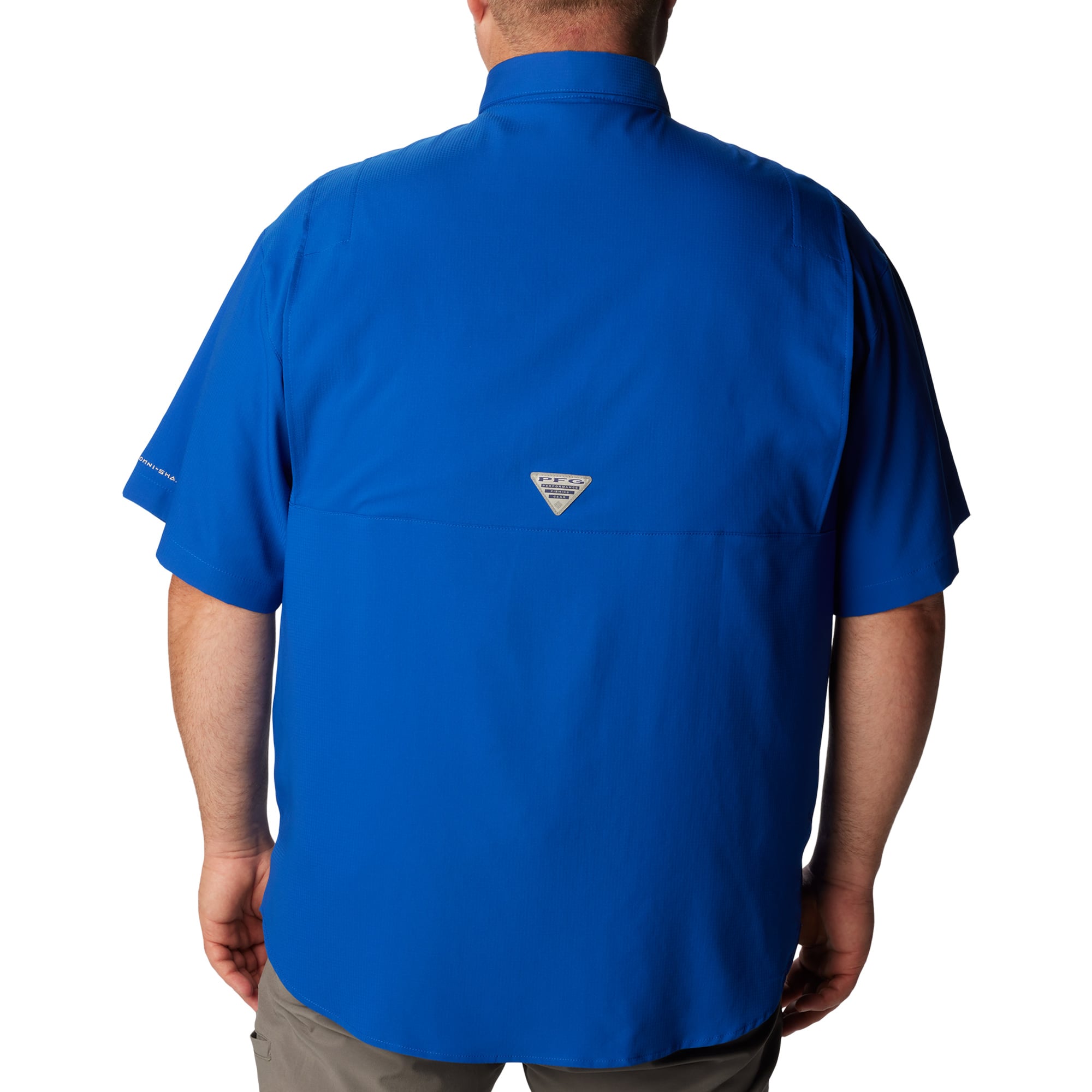 Men's Columbia Royal Kentucky Wildcats Tamiami Omni-Shade Button-Down Shirt