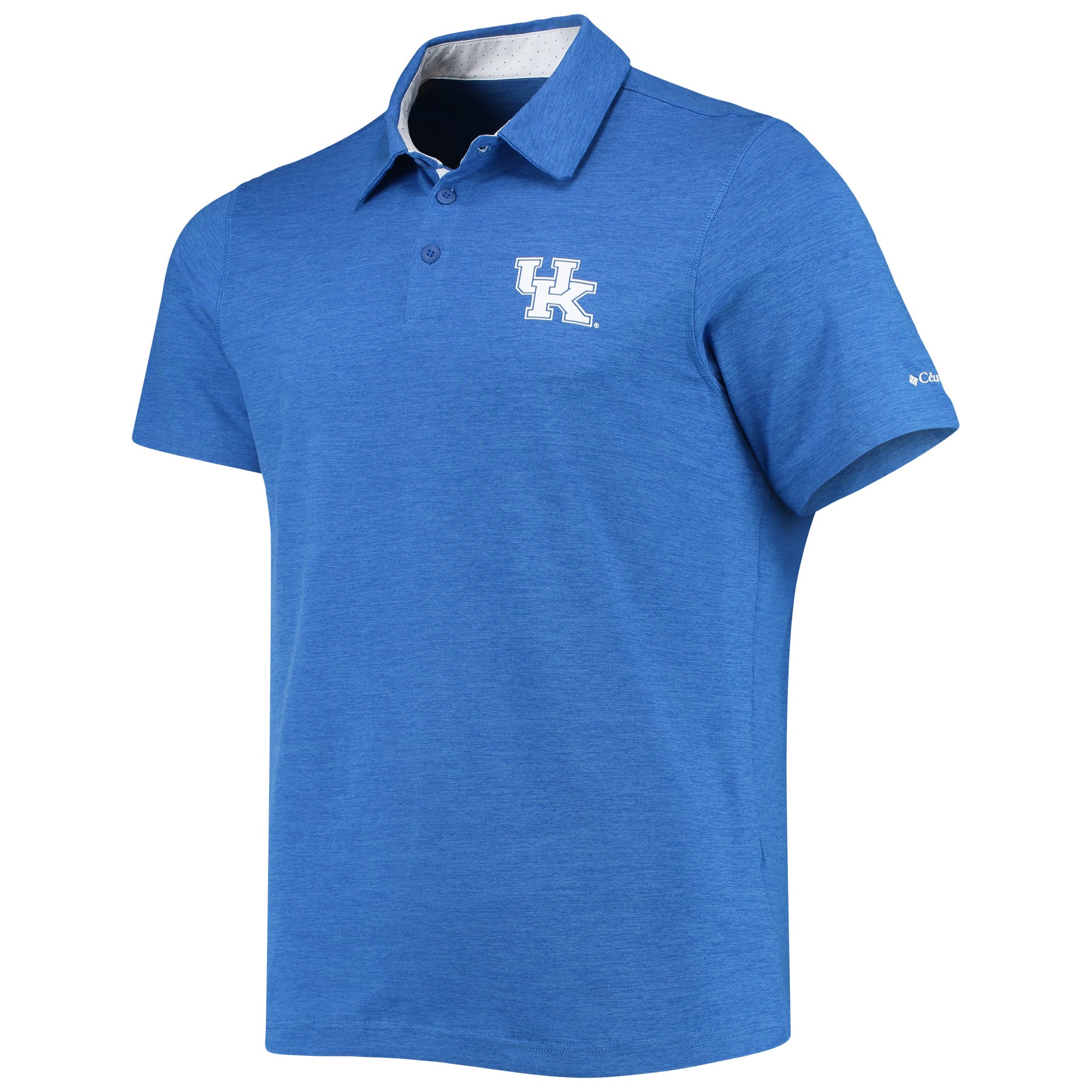 Men's Columbia Royal Kentucky Wildcats Trail Omni-Shade Polo
