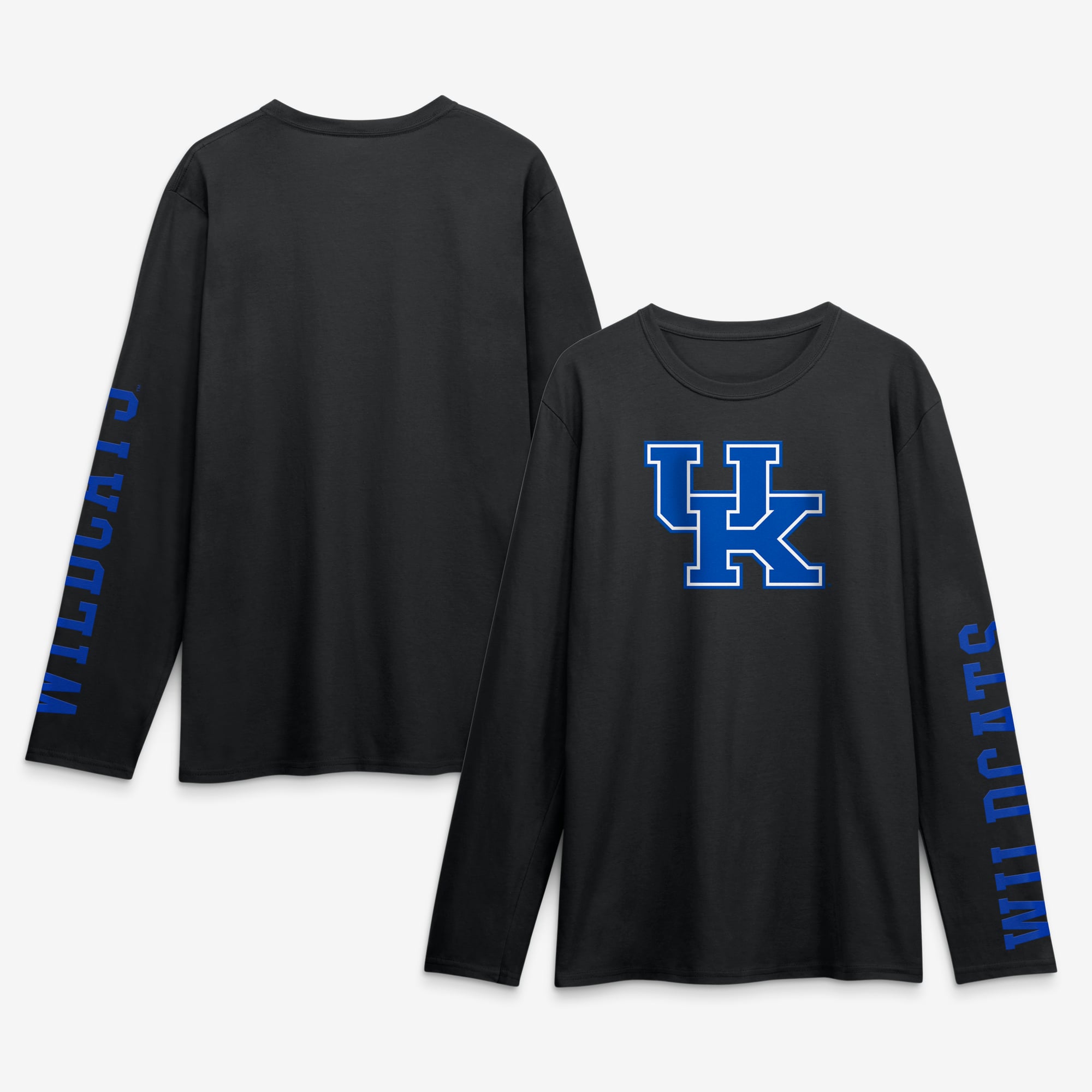 Men's Logo Athletic Royal Kentucky Wildcats Primary Long Sleeve T-Shirt