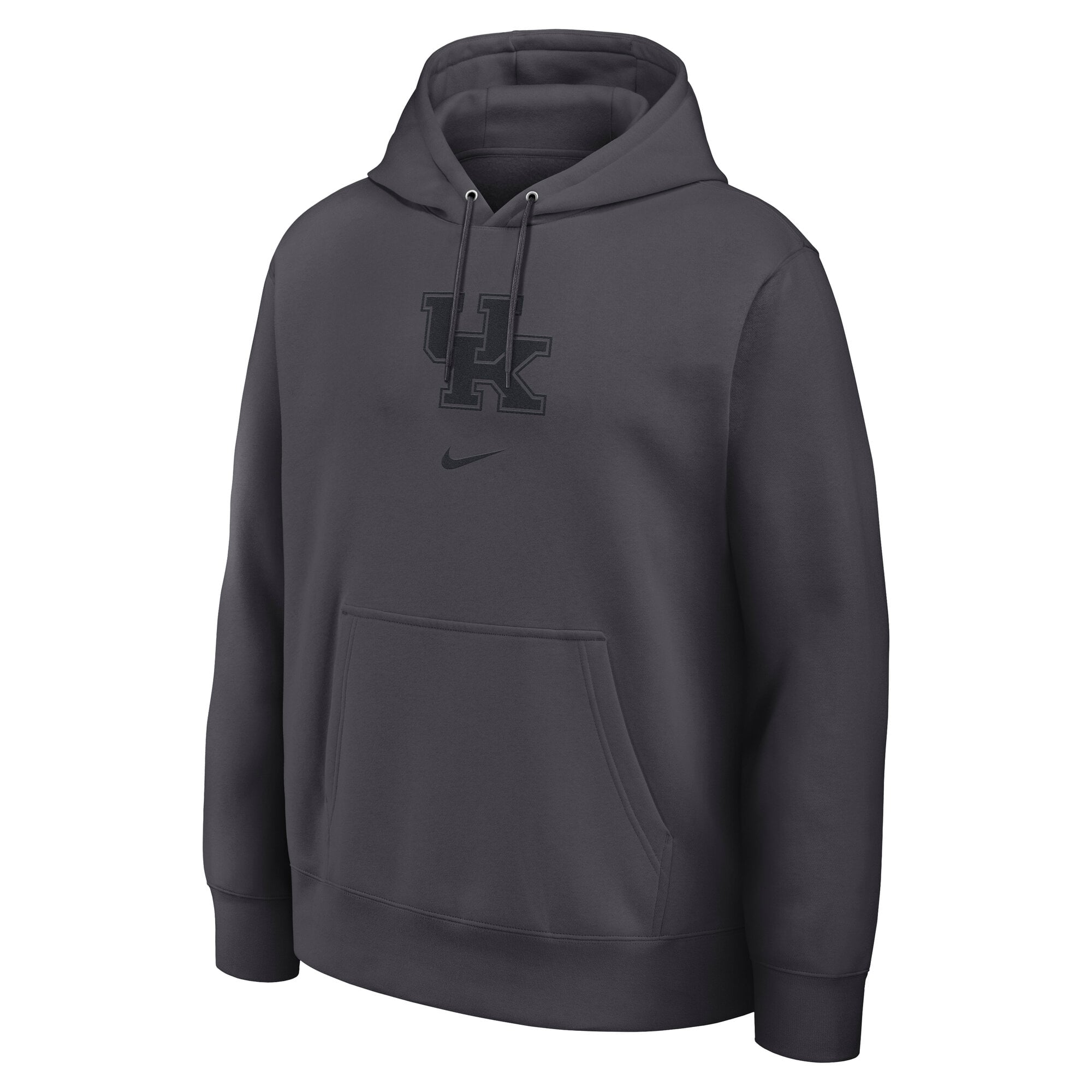 Sweat à capuche Nike Kentucky Wildcats en polaire lavée anthracite pour homme