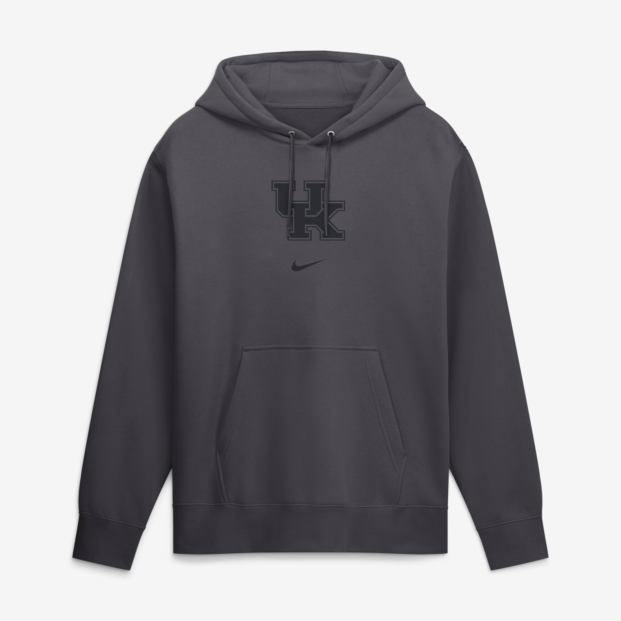 Sweat à capuche Nike Kentucky Wildcats en polaire lavée anthracite pour homme