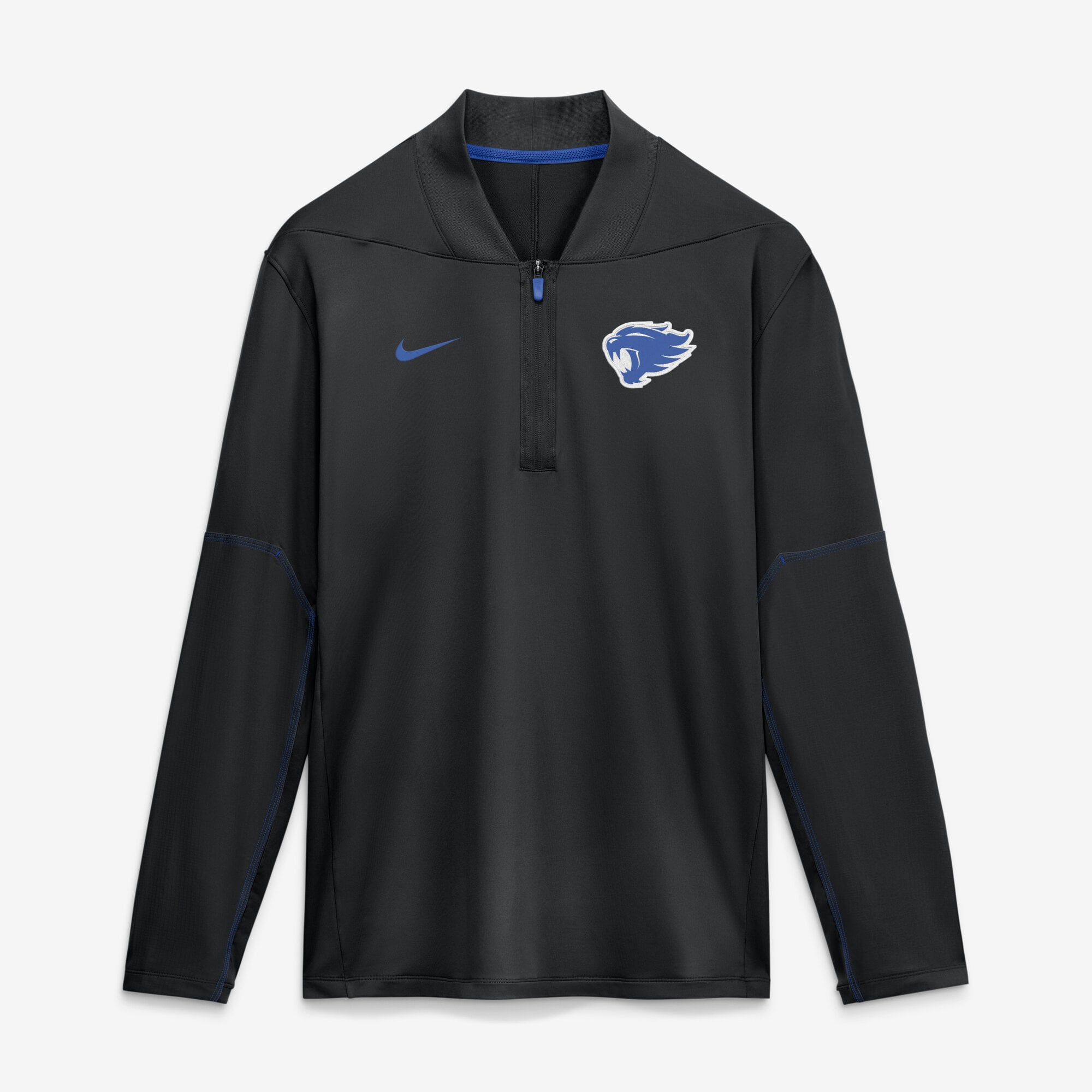 Men's Nike Royal Kentucky Wildcats 2026 Sideline Midweight Half-Zip Dri-FIT Pullover