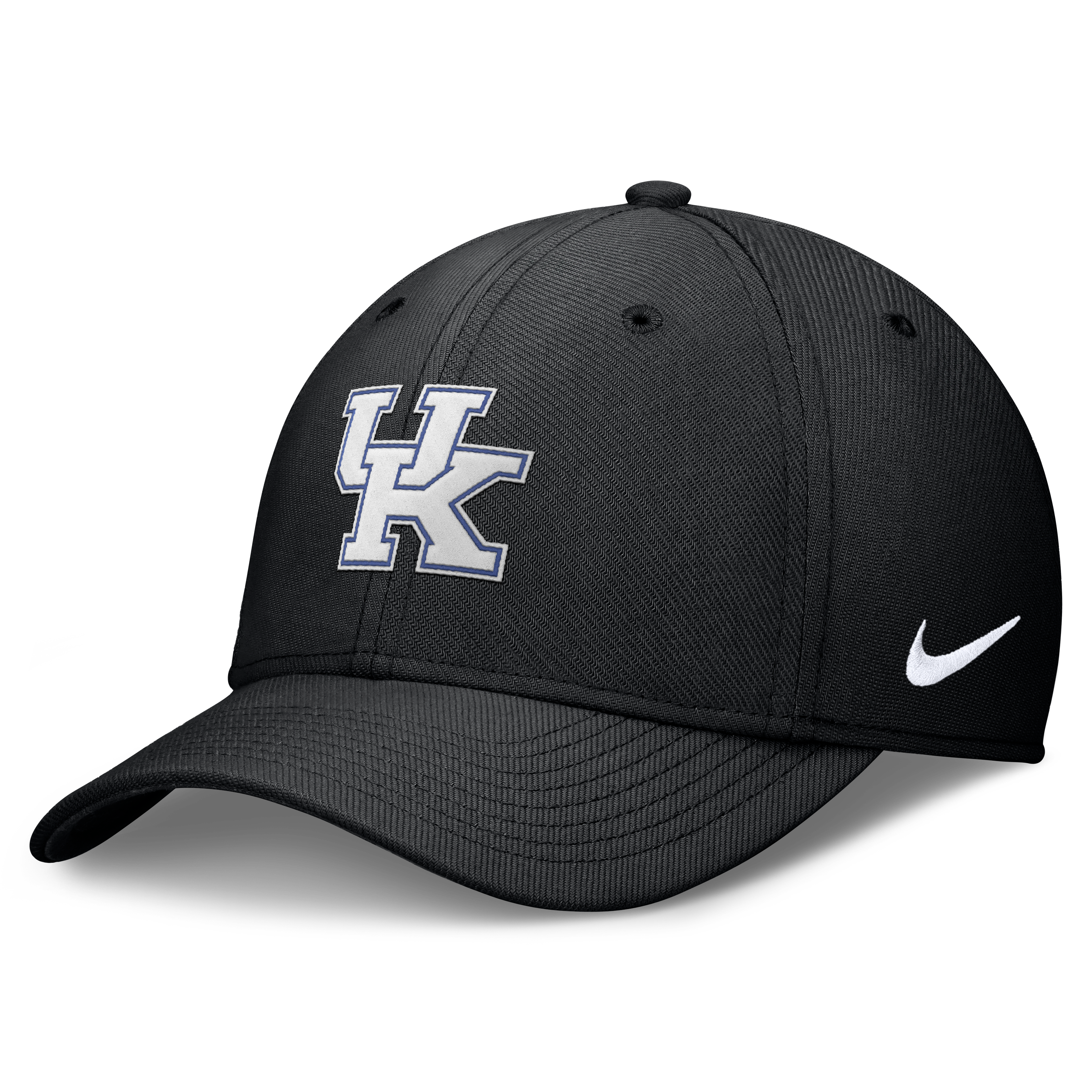 Men's Nike Gray Kentucky Wildcats Rise SwooshFlex Dri-FIT Hat