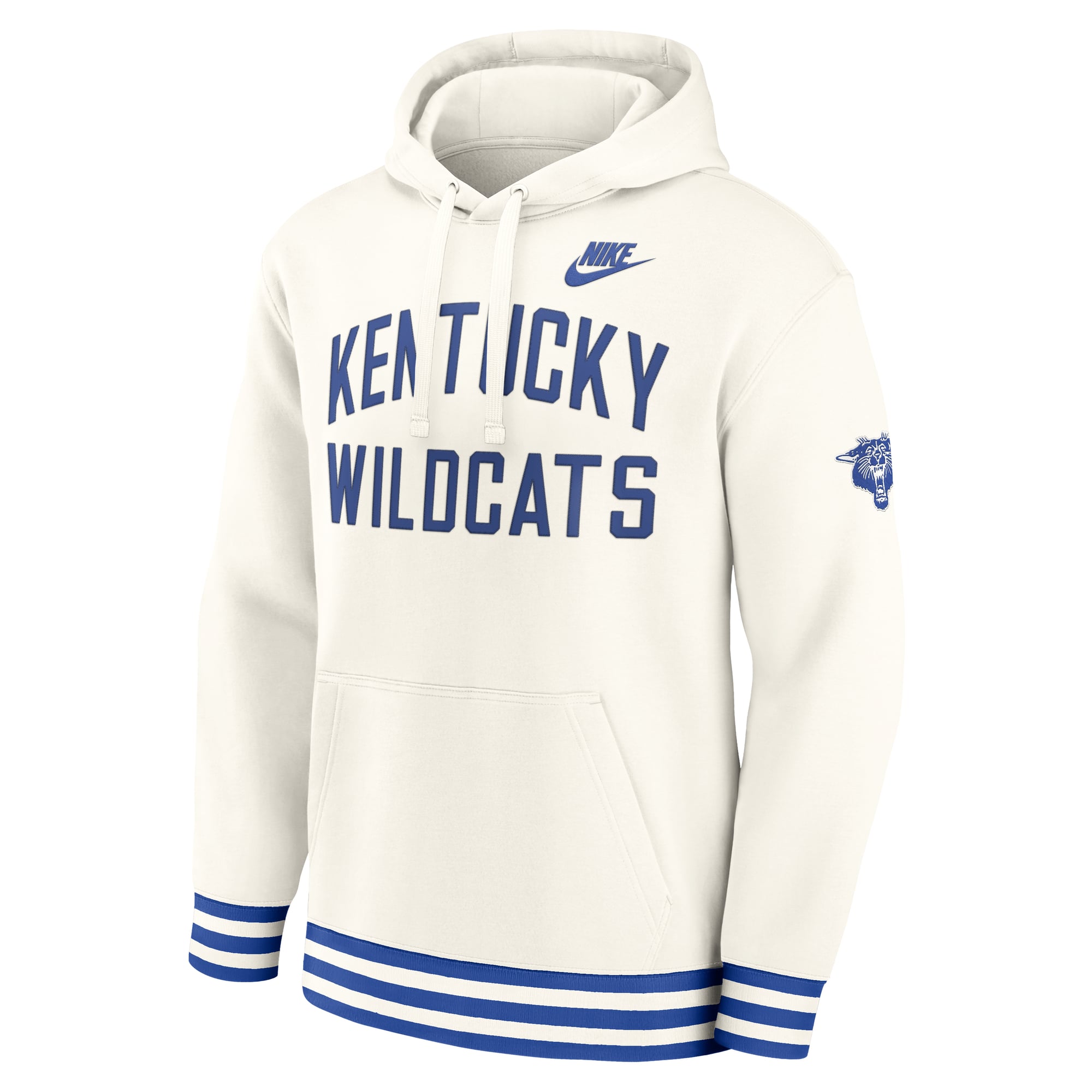 Sweat à capuche rétro Nike Kentucky Wildcats Legacy couleur crème pour homme