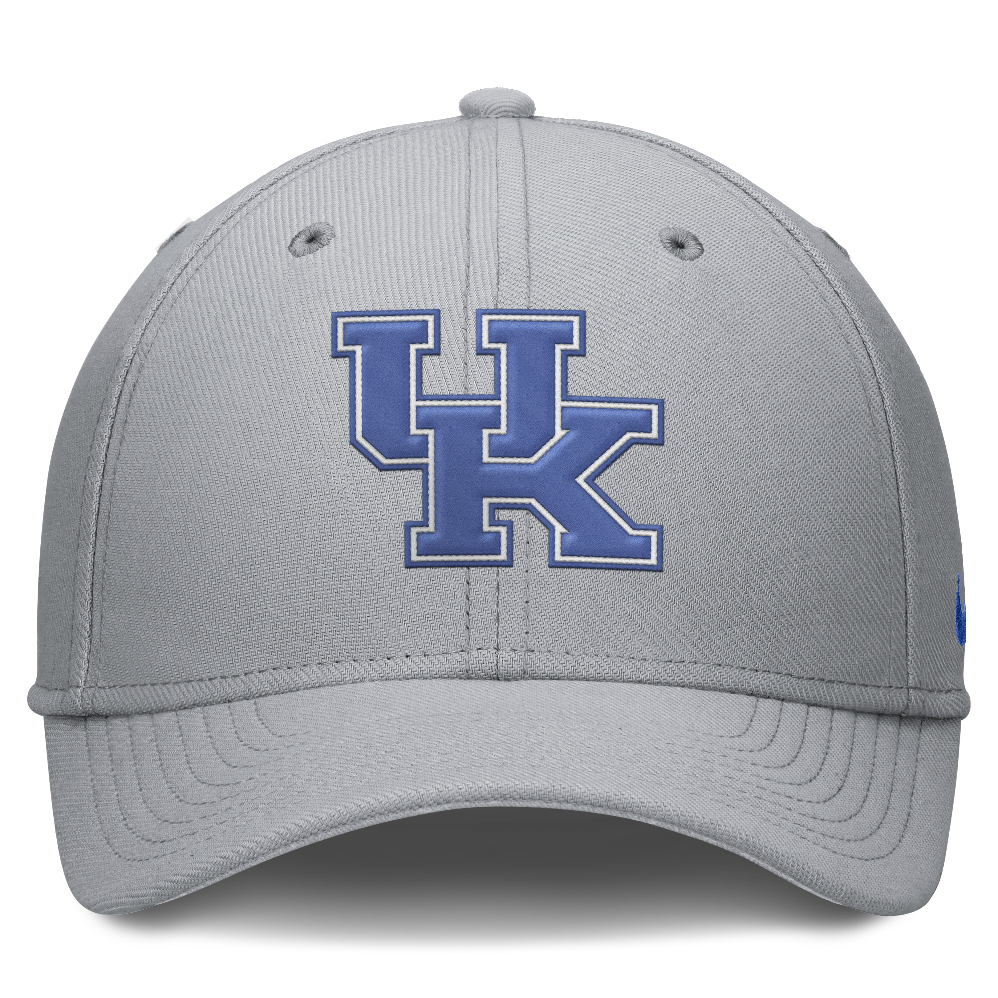 Men's Nike Gray Kentucky Wildcats Rise SwooshFlex Dri-FIT Hat