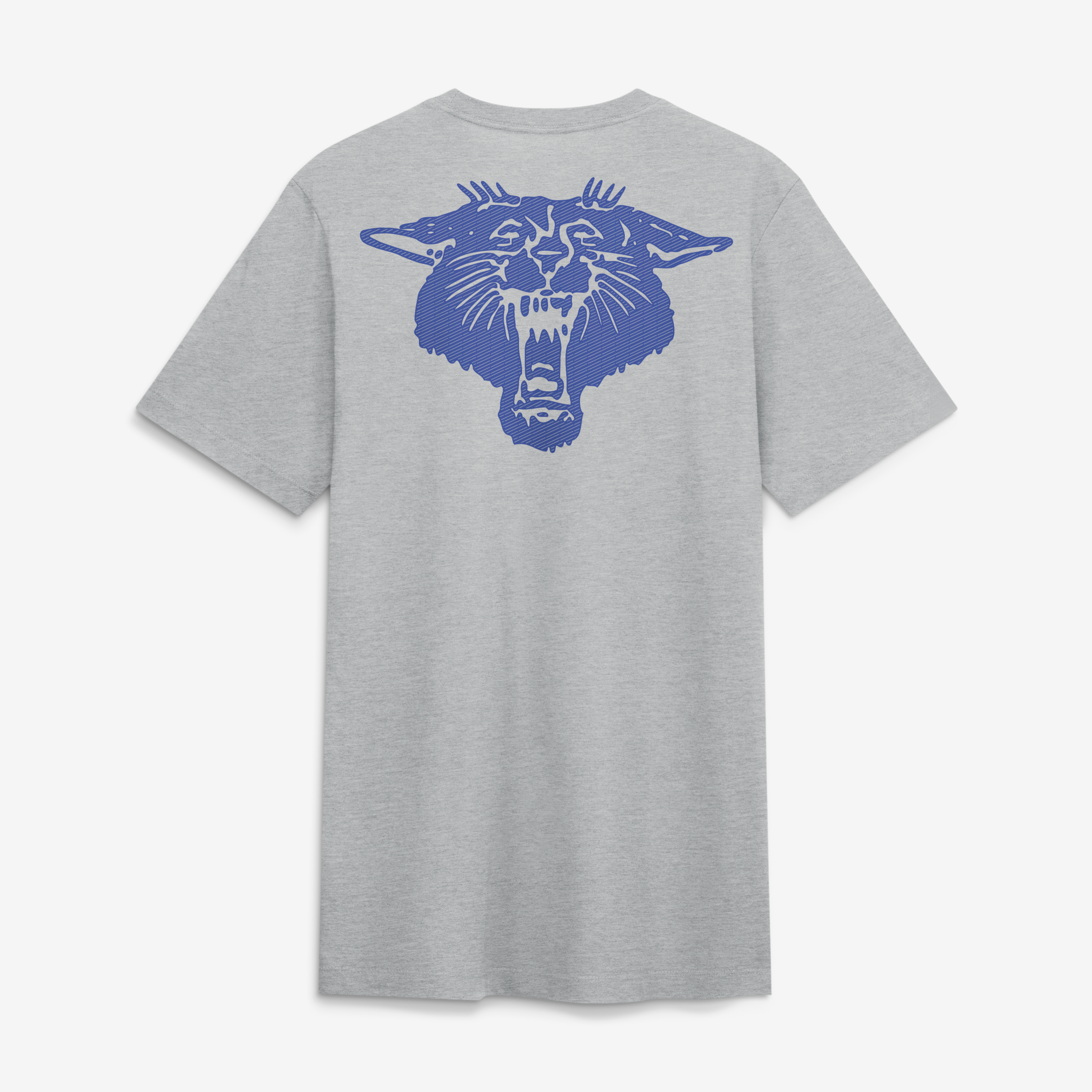 Men's Nike Heather Gray Kentucky Wildcats Arch Wordmark Legacy Tri-Blend T-Shirt